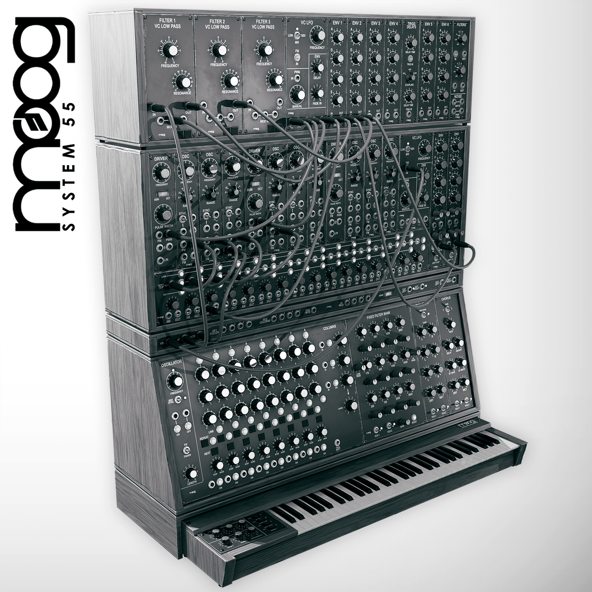 Moog system outlet 55 modular synth
