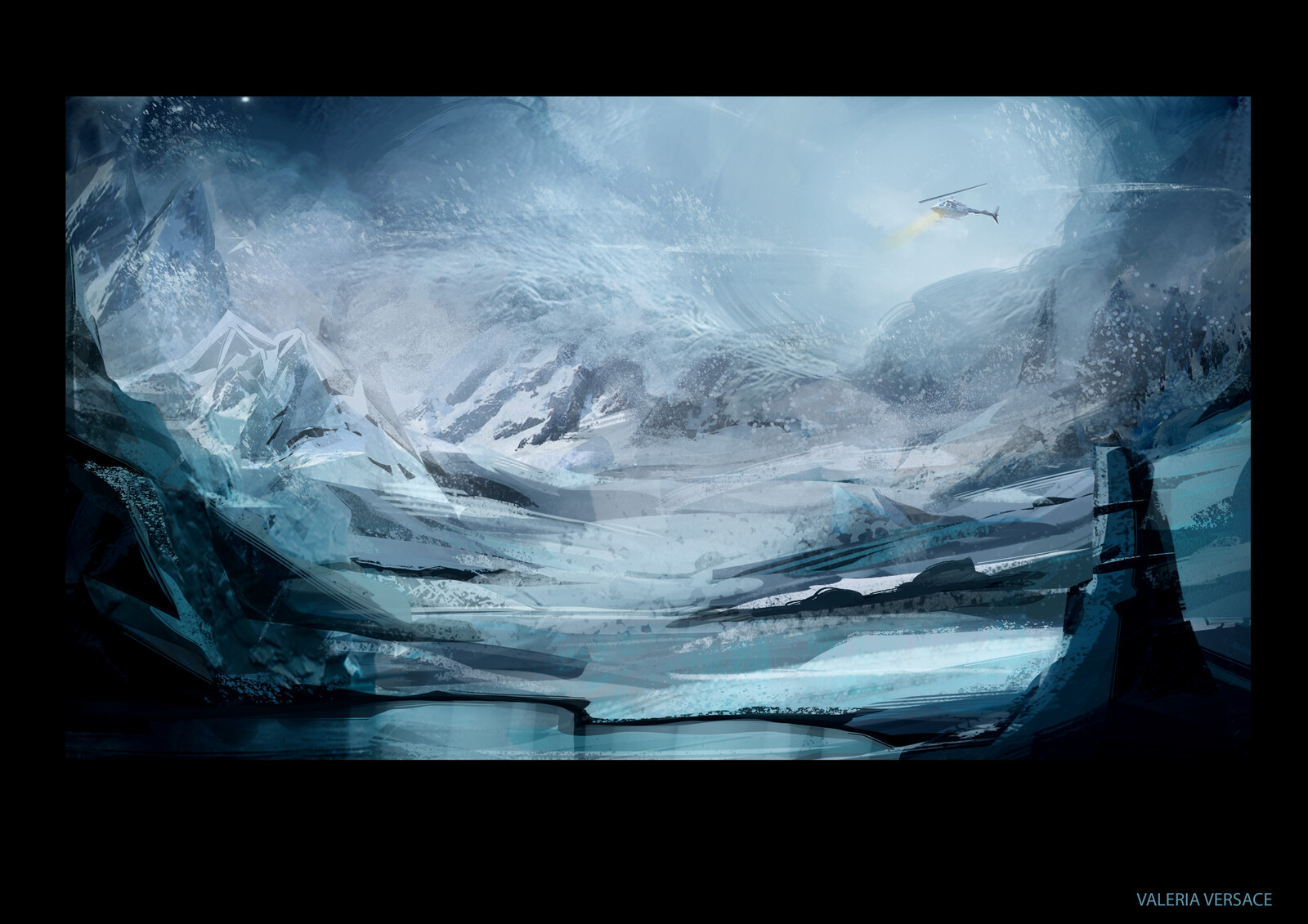 Artic snow storm