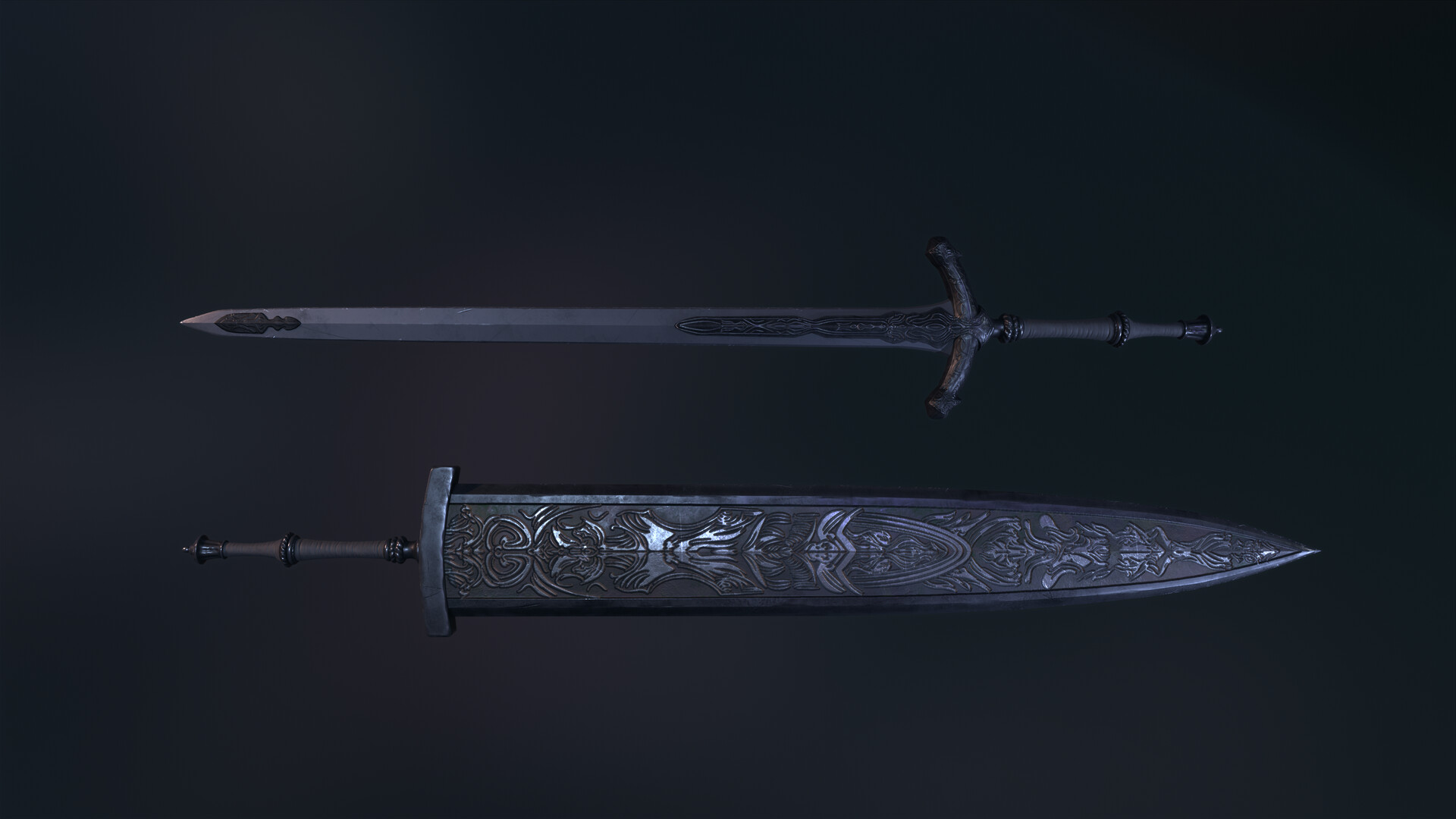 ArtStation Holy Moonlight Sword