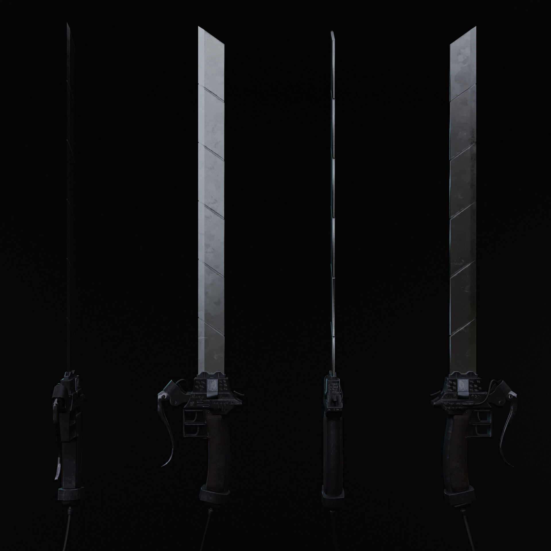 ArtStation - Sword Attack on Titan 3D print model