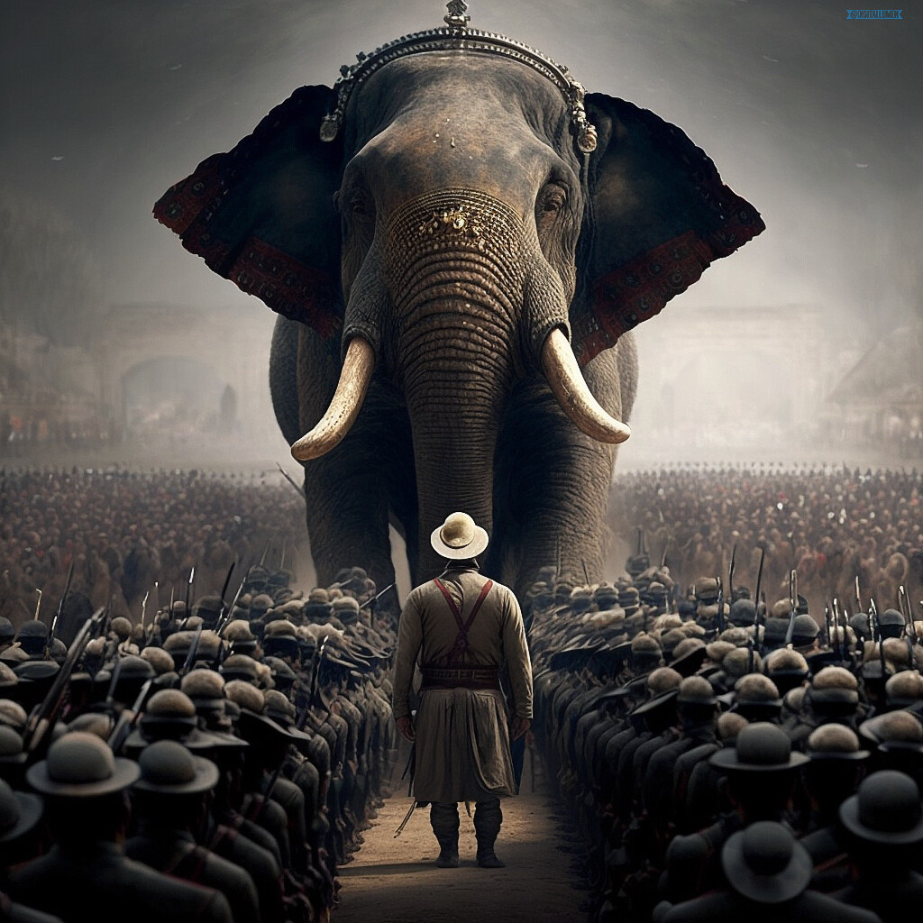 ArtStation War Elephant Midjourney