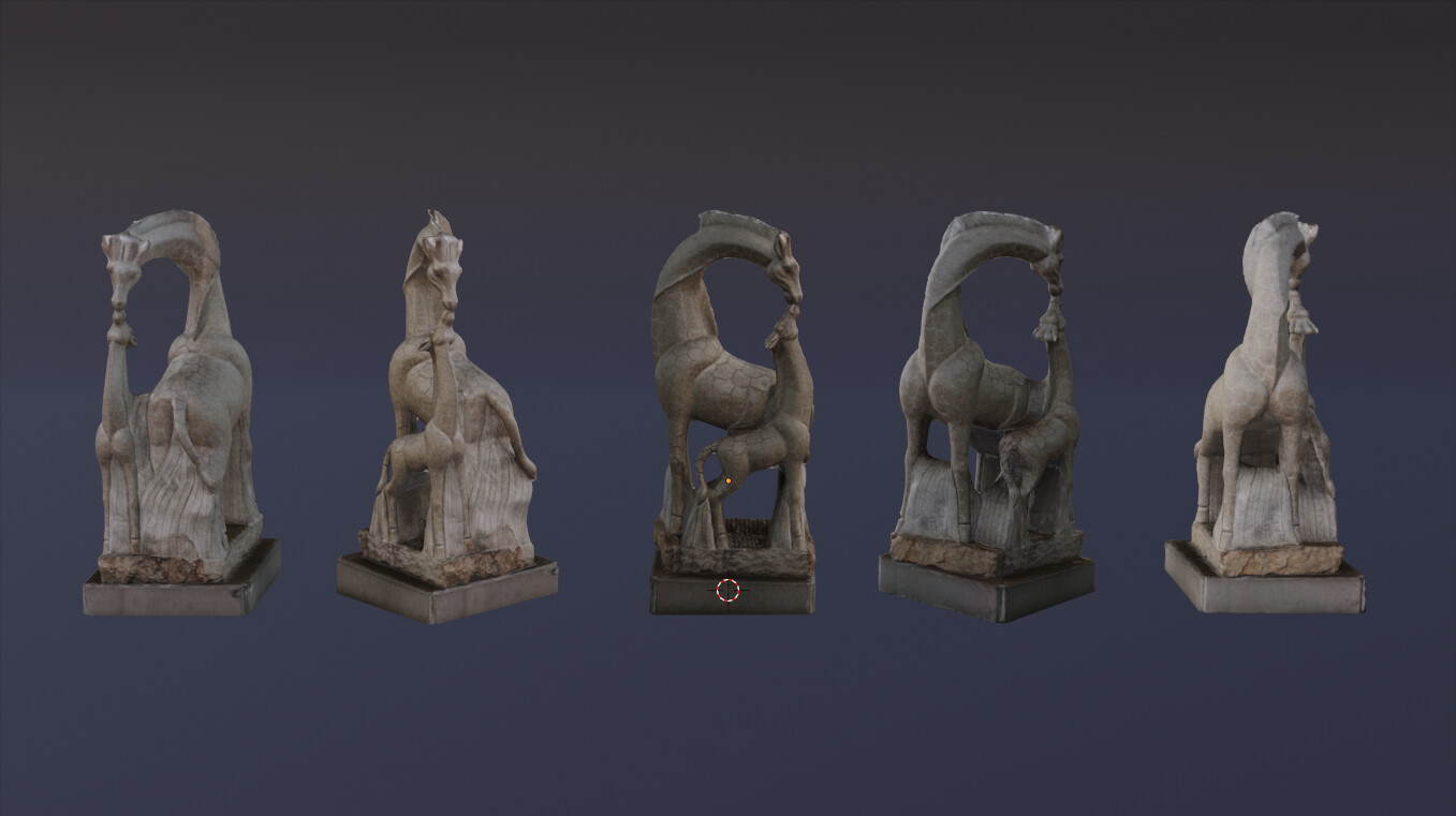 ArtStation Giraffes Statue Photogrammetry   Alp Eren Ozbay Resim 2023 02 11 005323211 