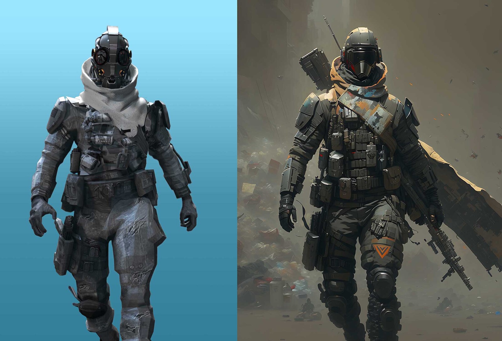 3D + refined + add details