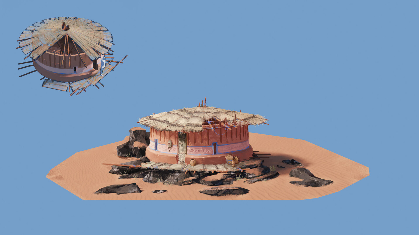 This is the base part of all buildings. This could be a construction area or a place for poor citizen.