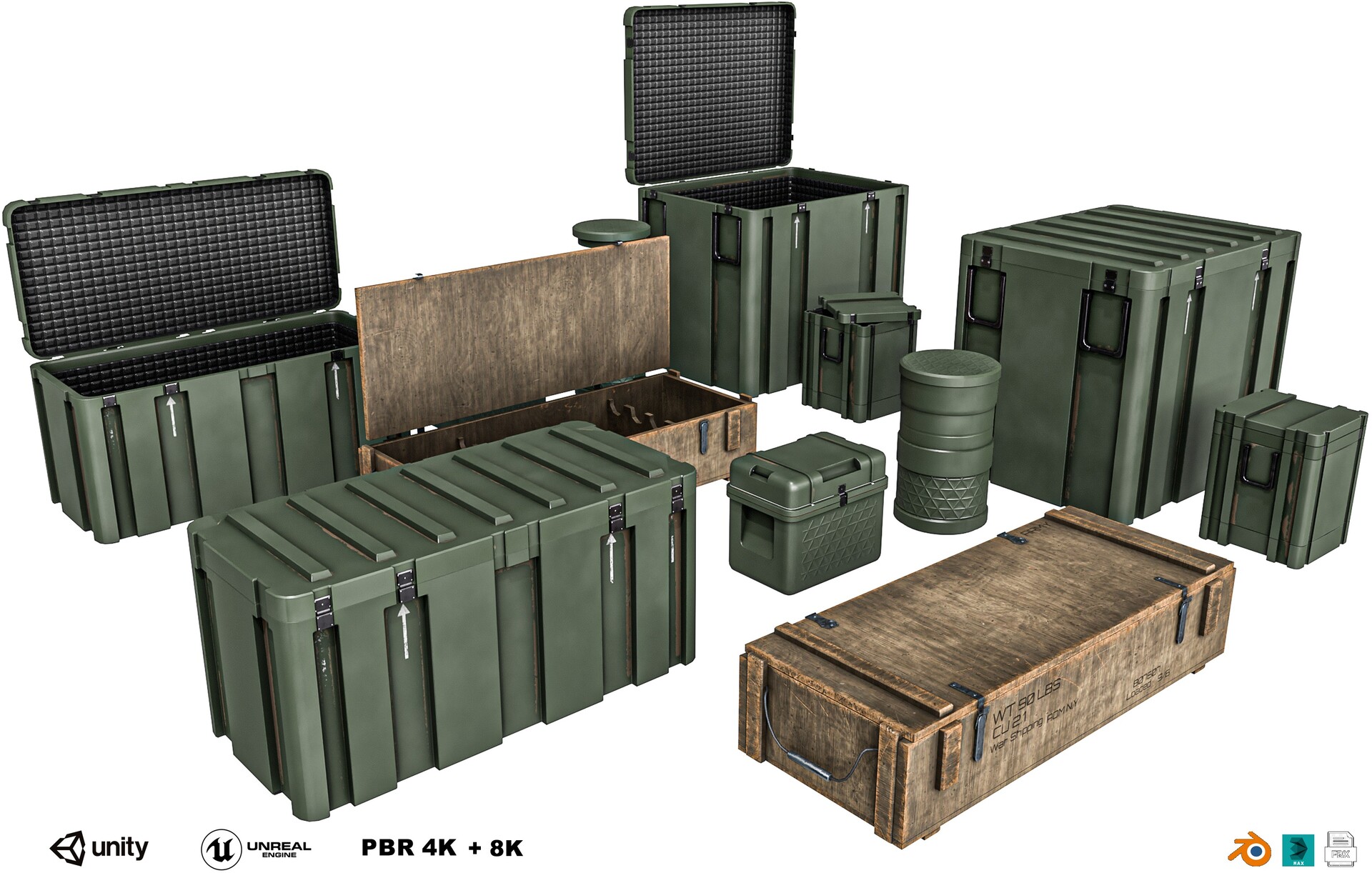 ArtStation Military Crate Package