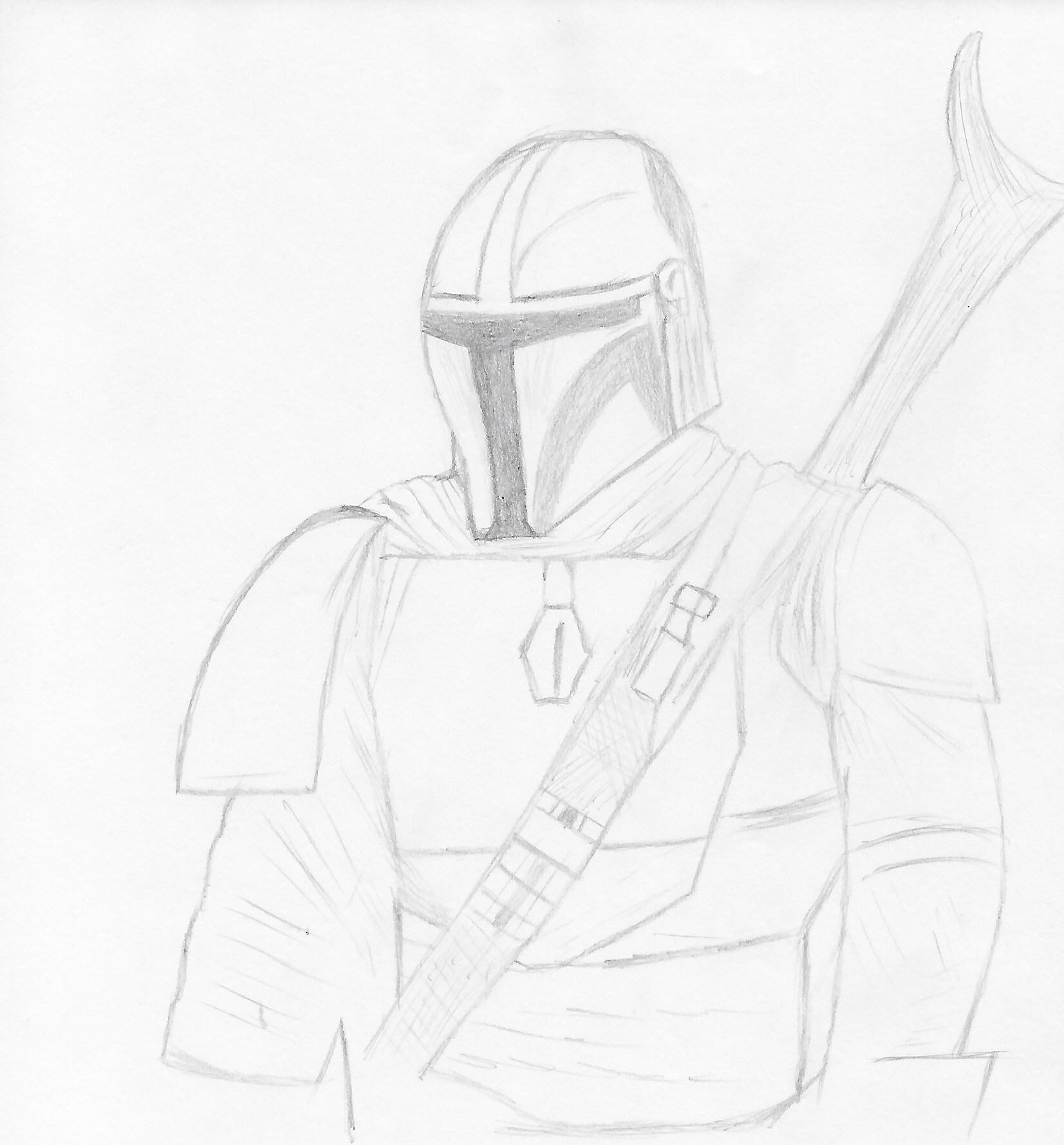 ArtStation The Mandalorian sketch