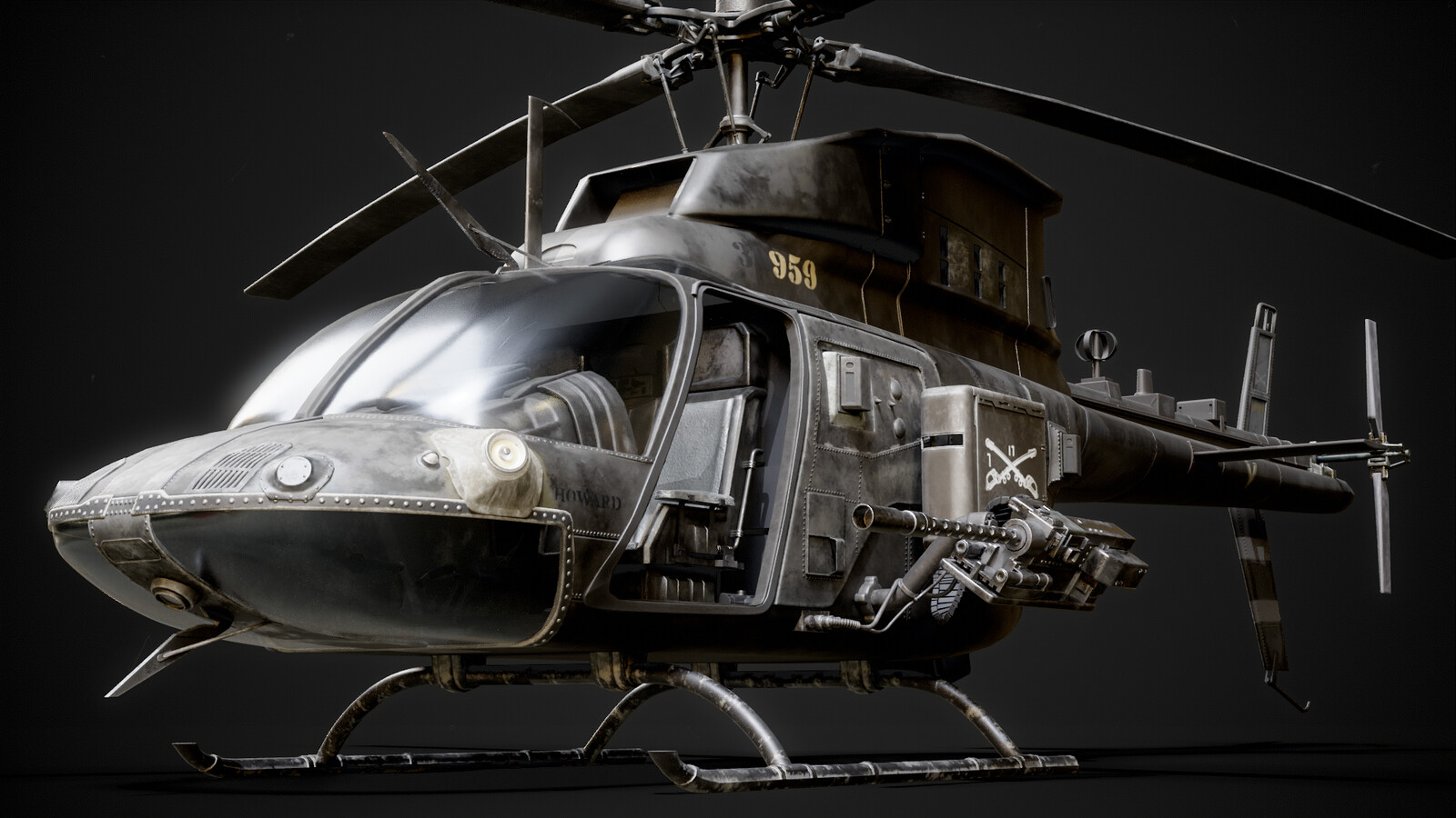 Remaster of the project in Marmoset Toolbag 4 for 2023.