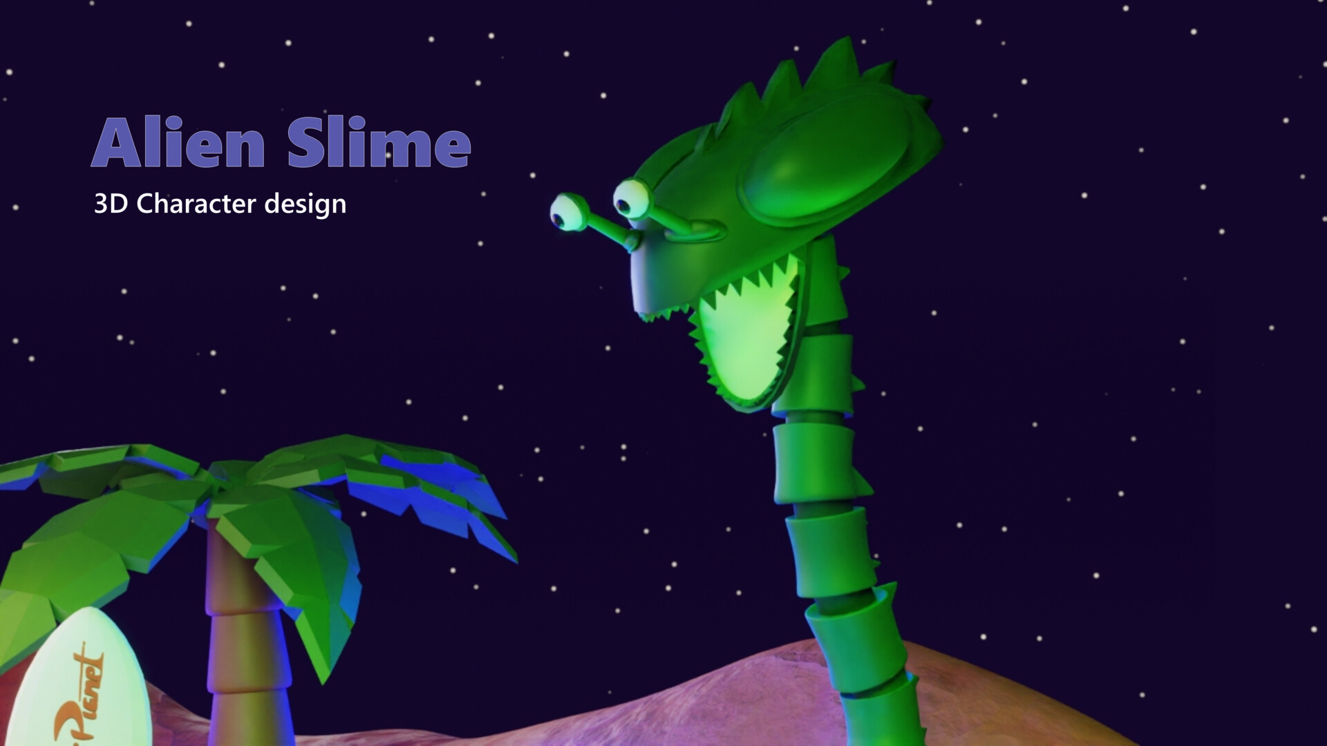 Alien slime toy story top