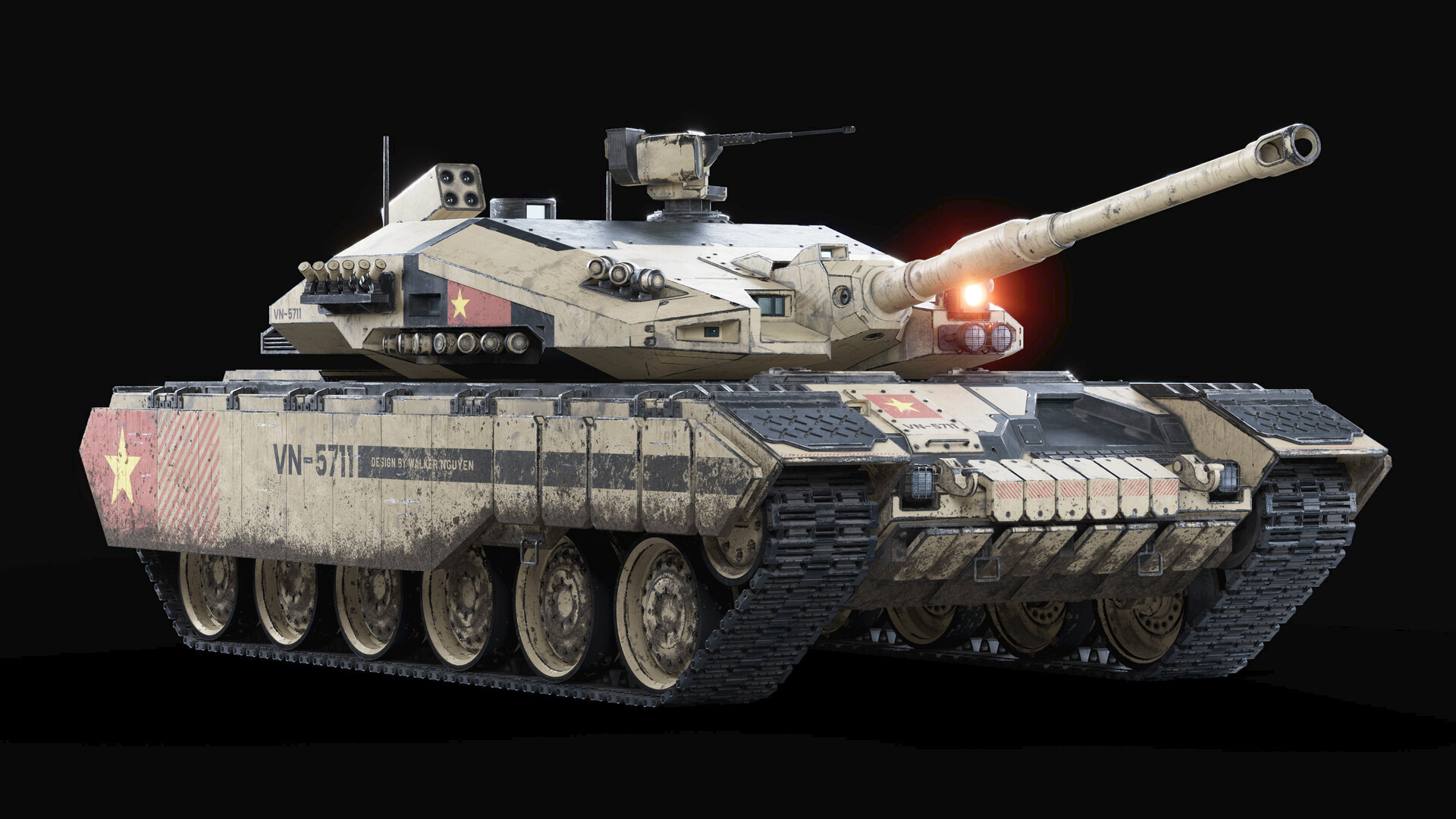 ArtStation - Vietnam's 5th generation Concept Tank 