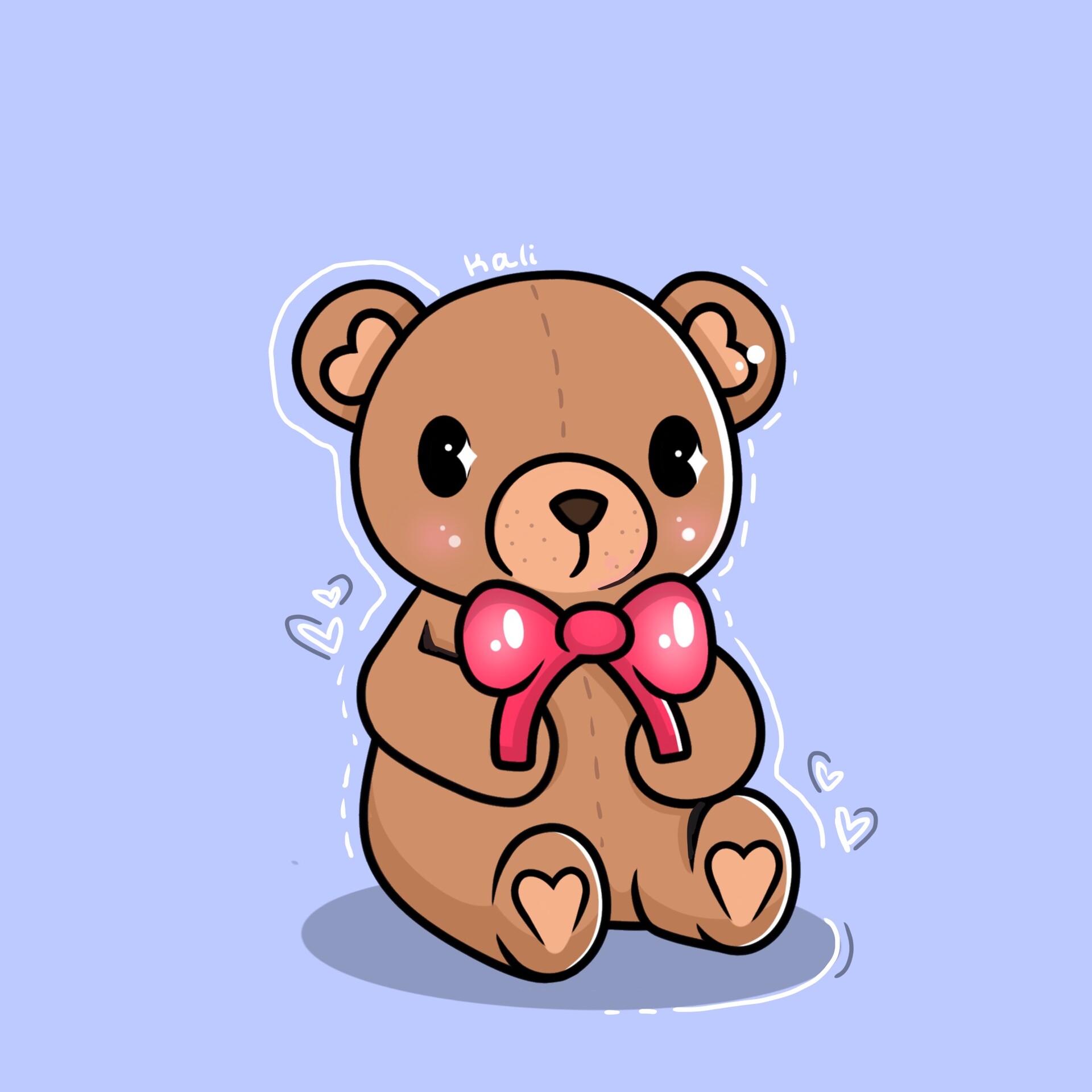 ArtStation - Teddy Bear Valentine