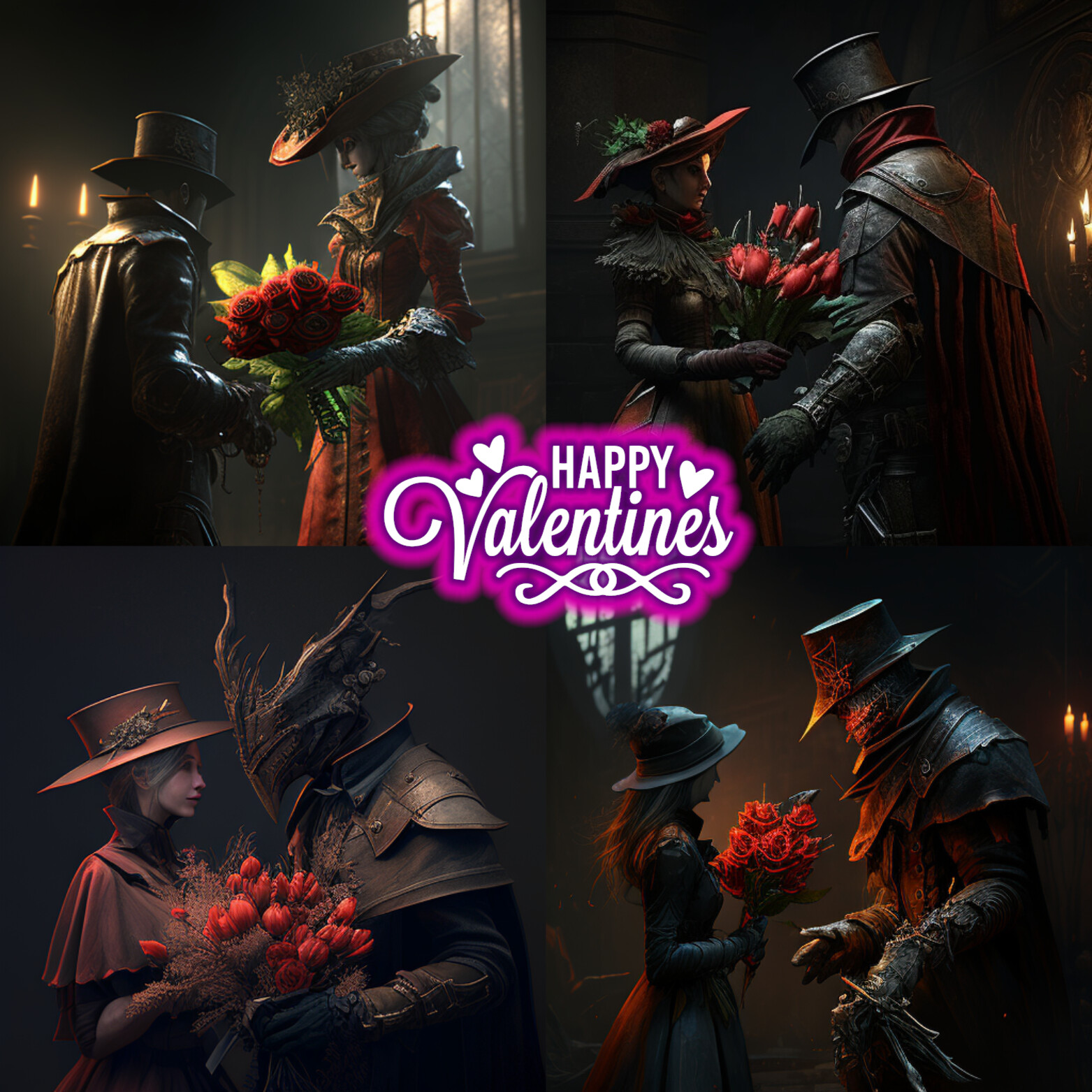 Hunter Souls Happy Valentines Inspiring by Souls from IA STUDIO &amp; S7