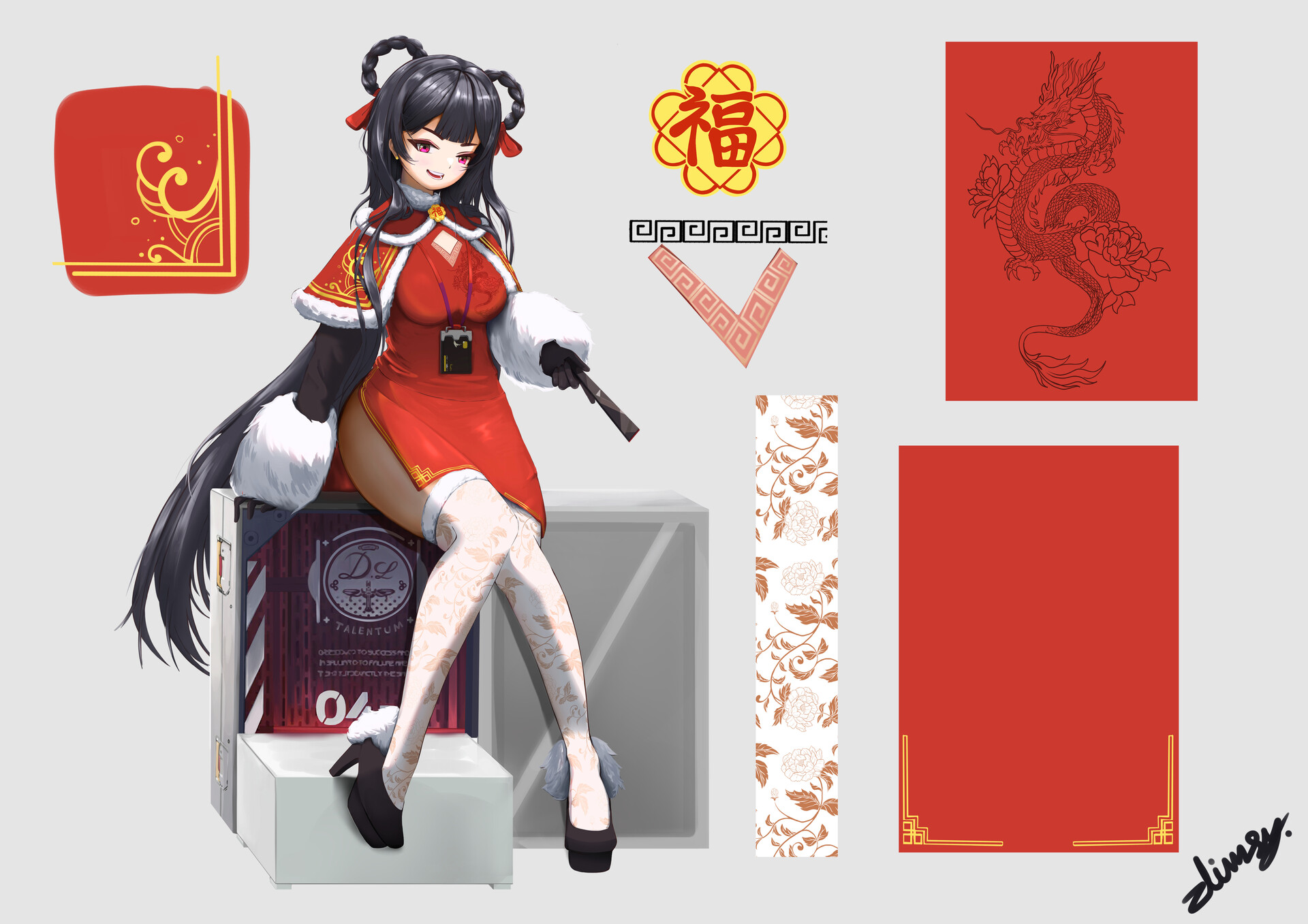 Zlimsy Yan Fanart Costume Design Contest by Pixiv.