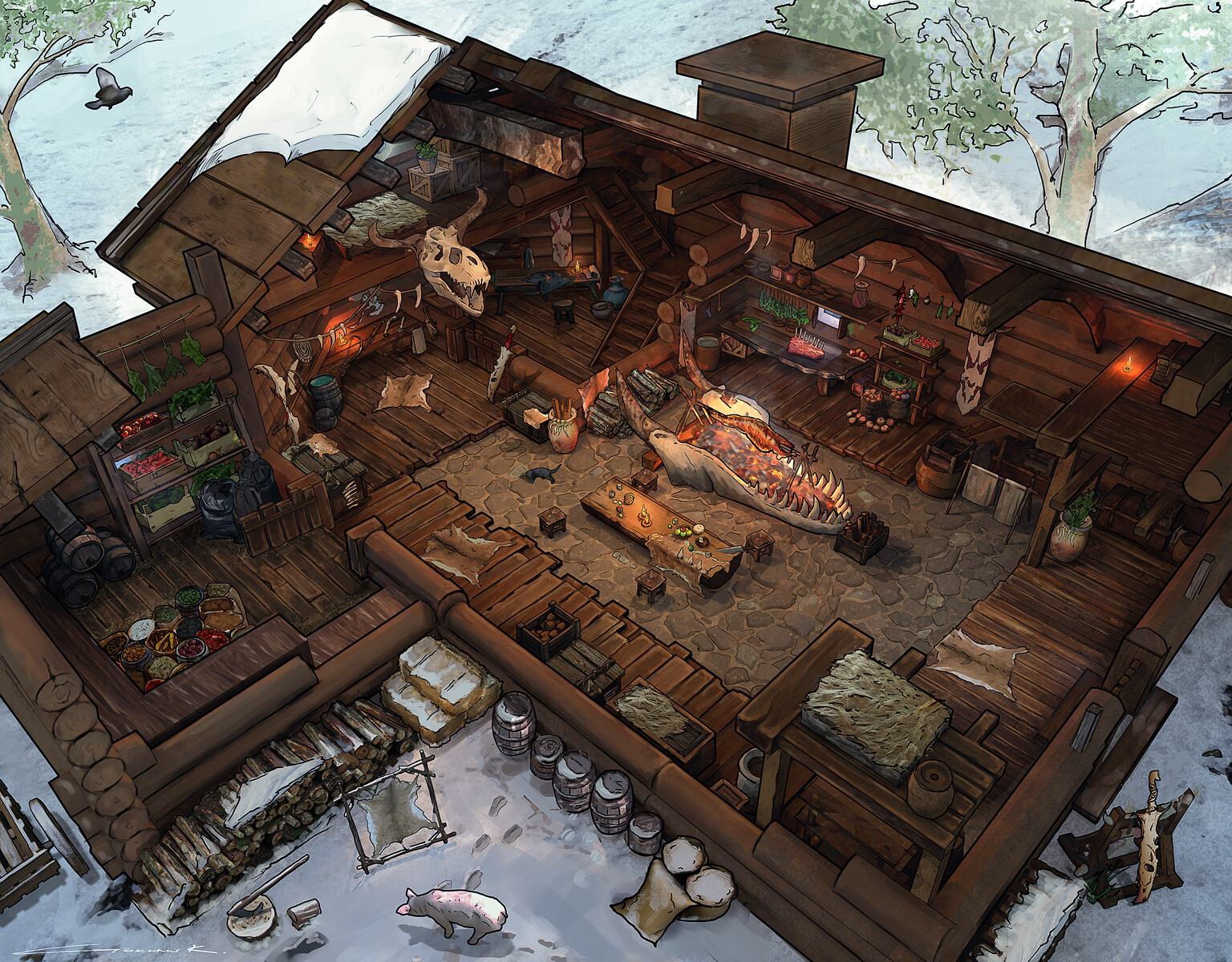 gokhankahramandragonhouse4423.jpg (1536×1200)花瓣网