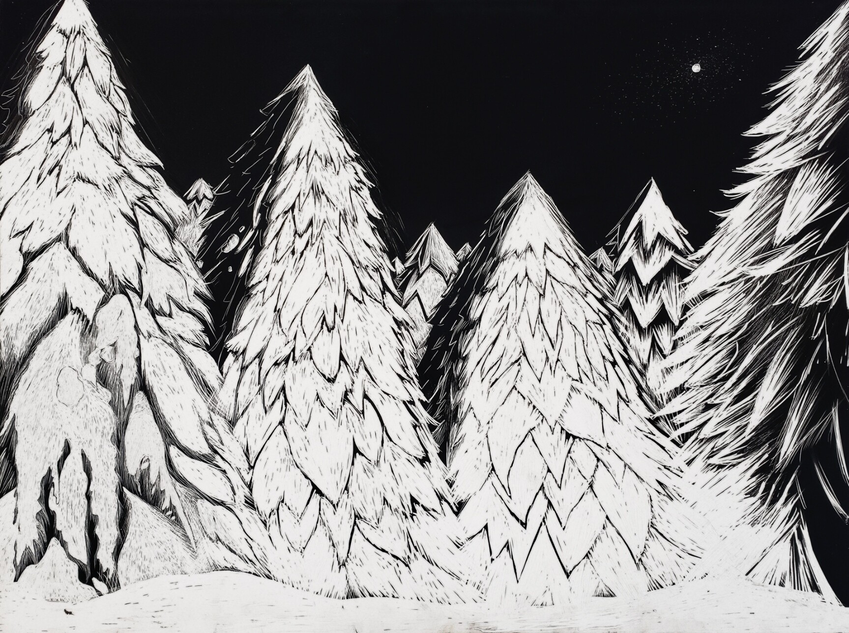 Scratch Art Landscape