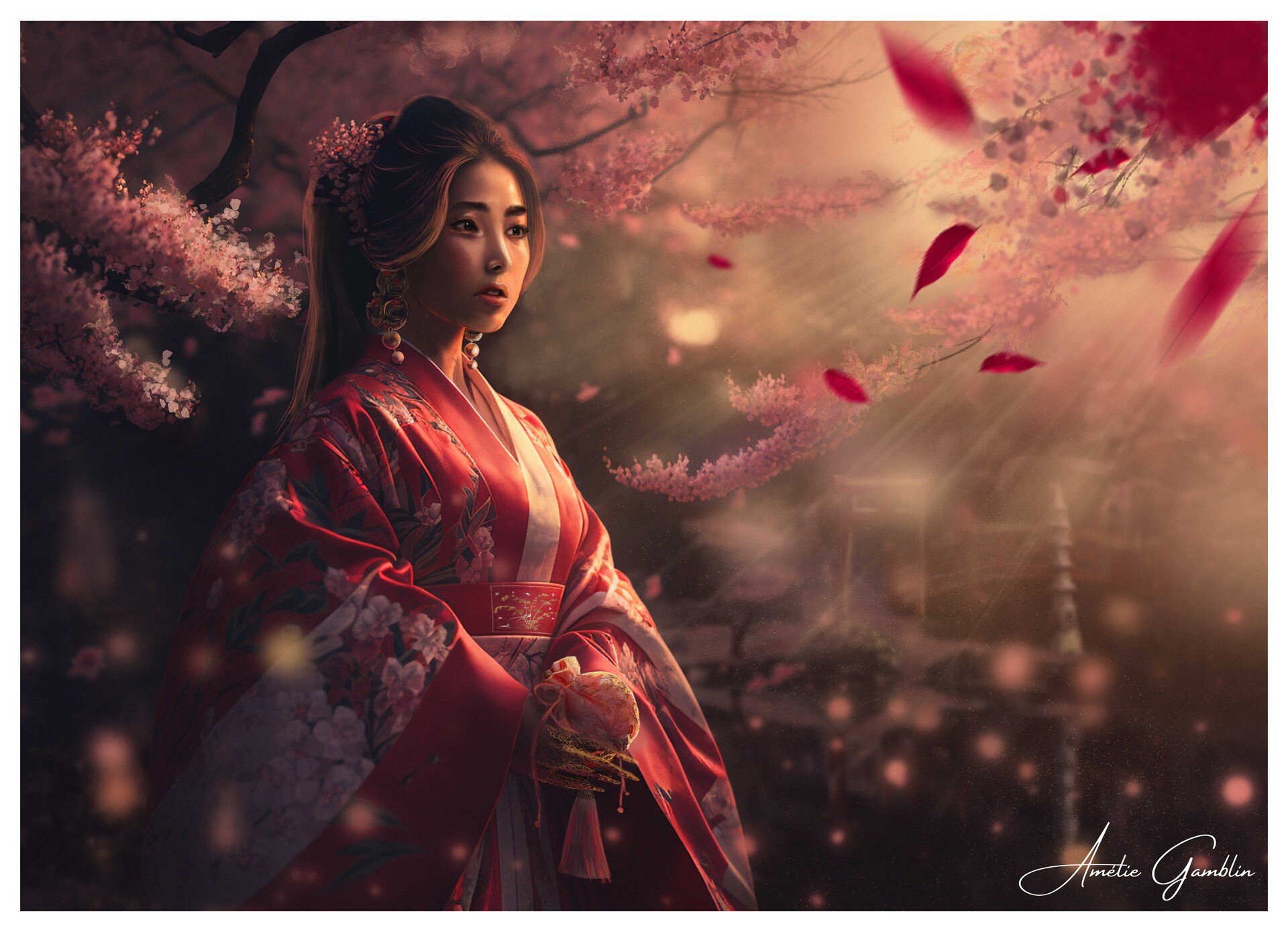ArtStation Aristocrate chinoise au parc oriental de Maulévrier
