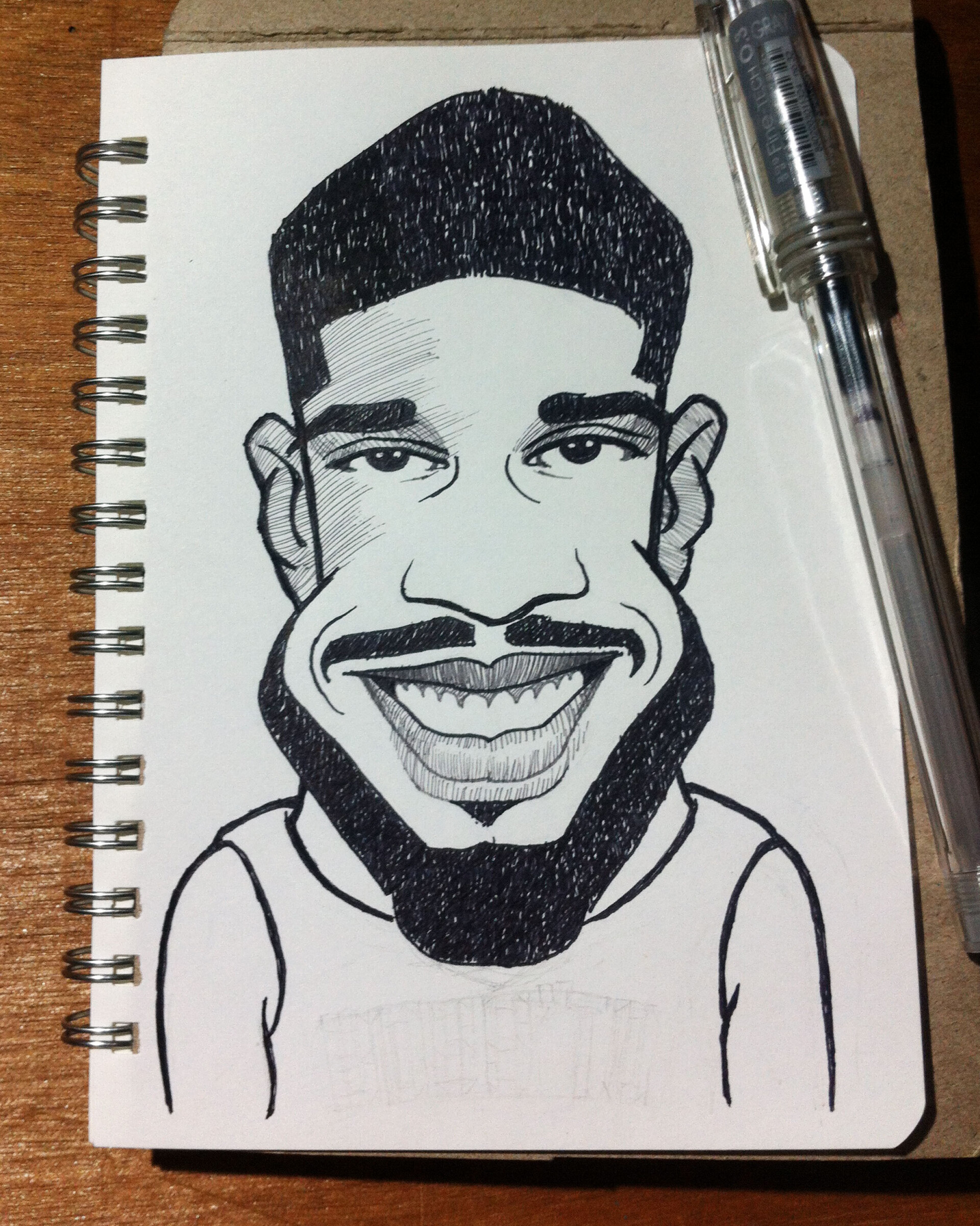 Dan Viloria - Traditional Caricature : Jason Tatum