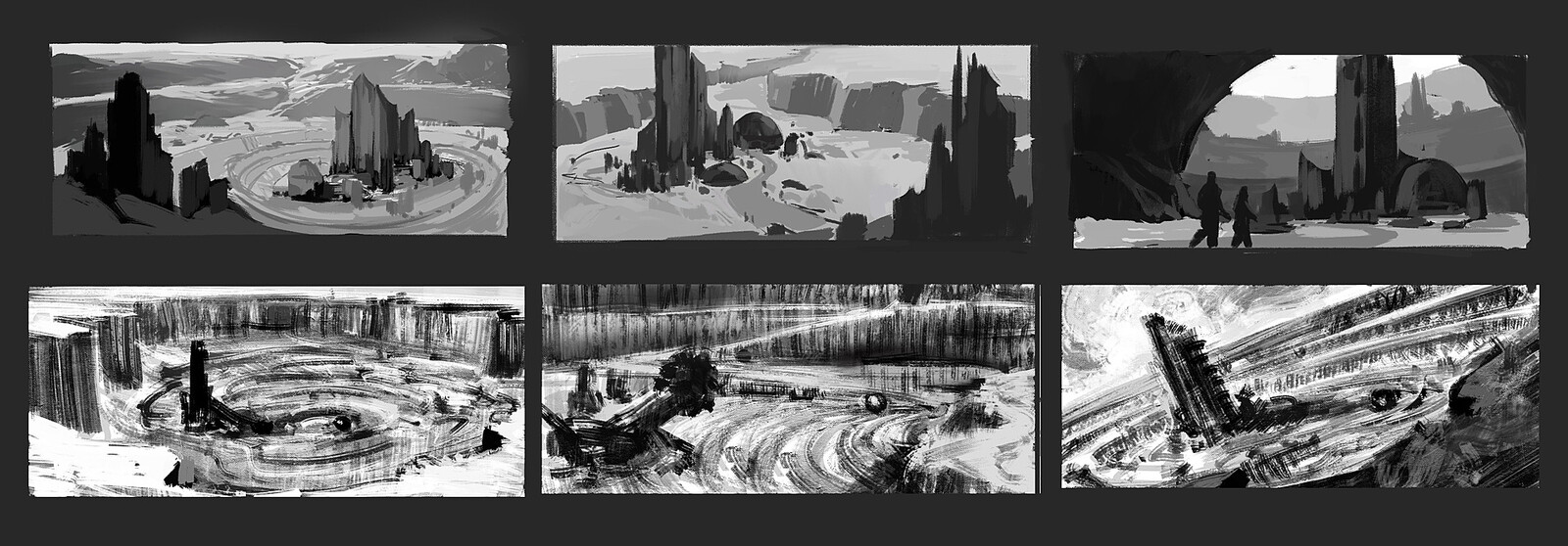initial comps and sketches