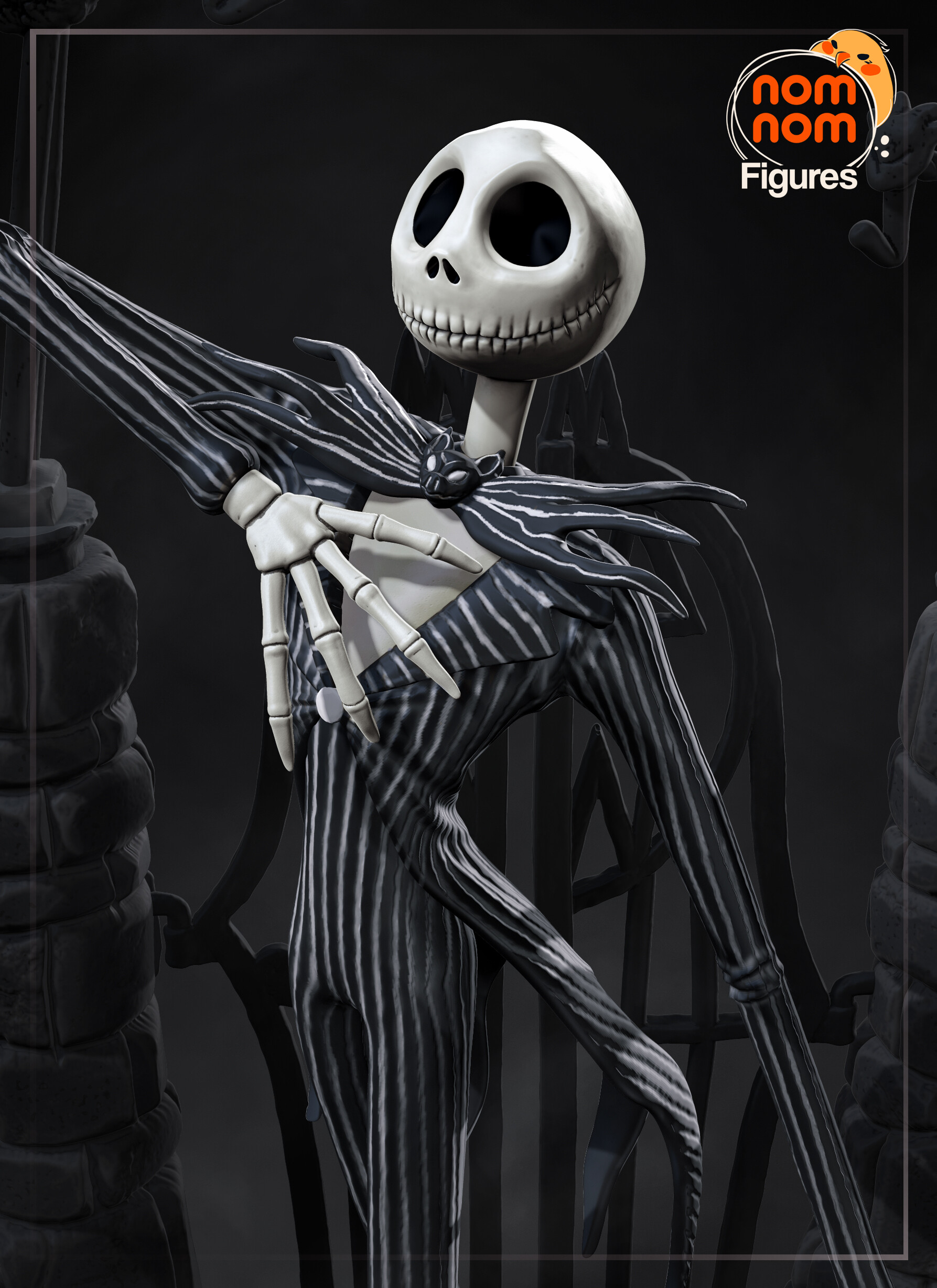Nomnom figures jack skellington the nightmare before christmas