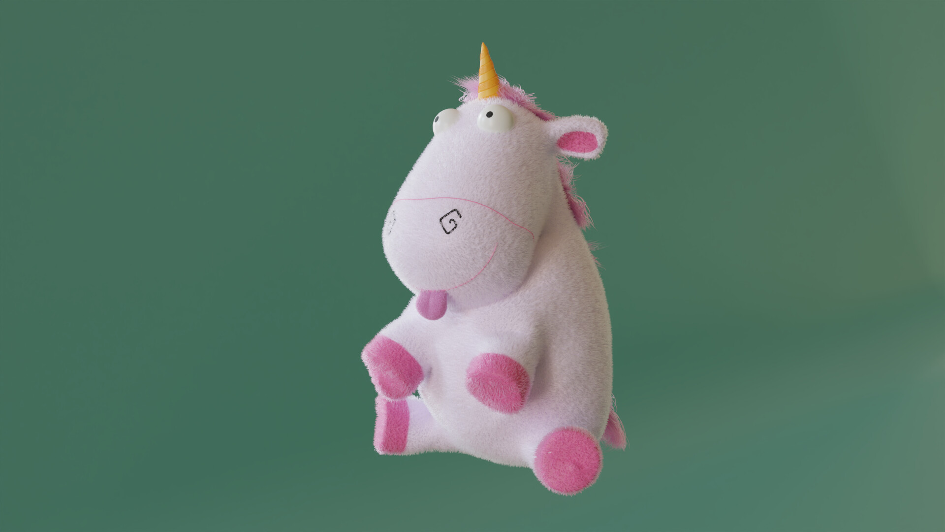 Fluffy Unicorn Despicable Me Wallpaper