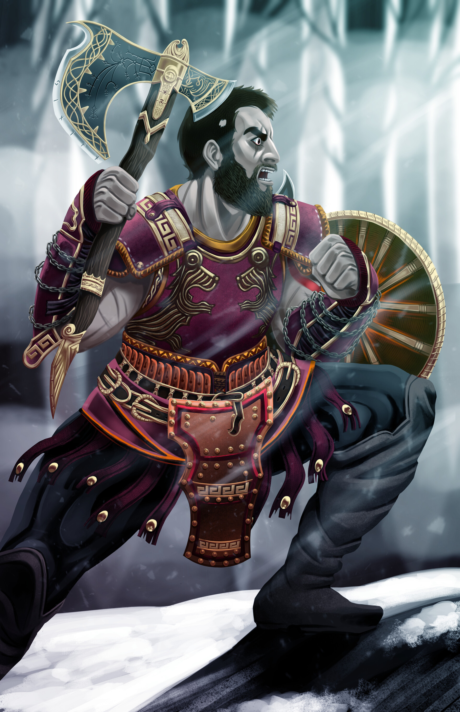 ArtStation Ares Armor Kratos (GOW)