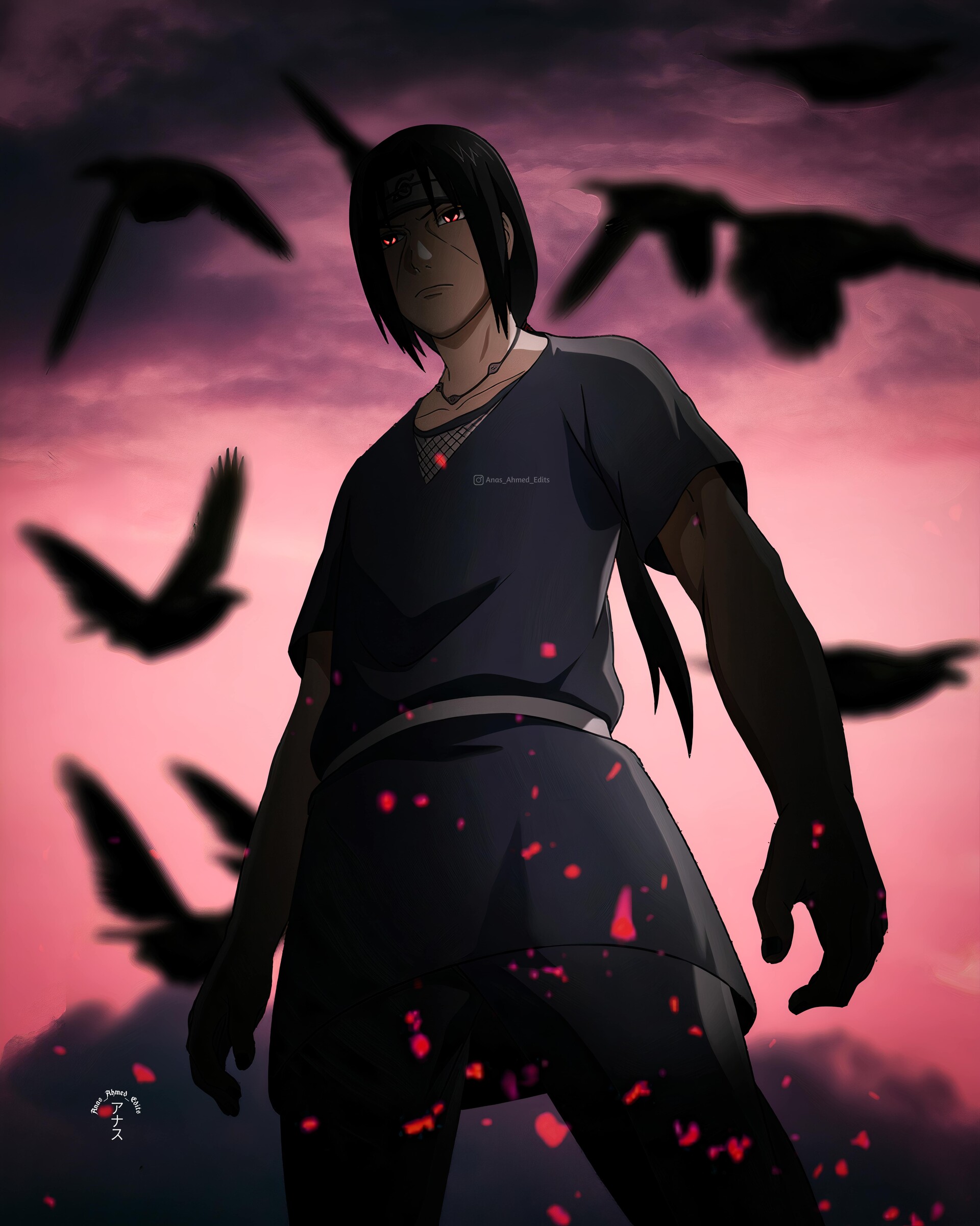 ArtStation - Itachi uchiha from Naruto