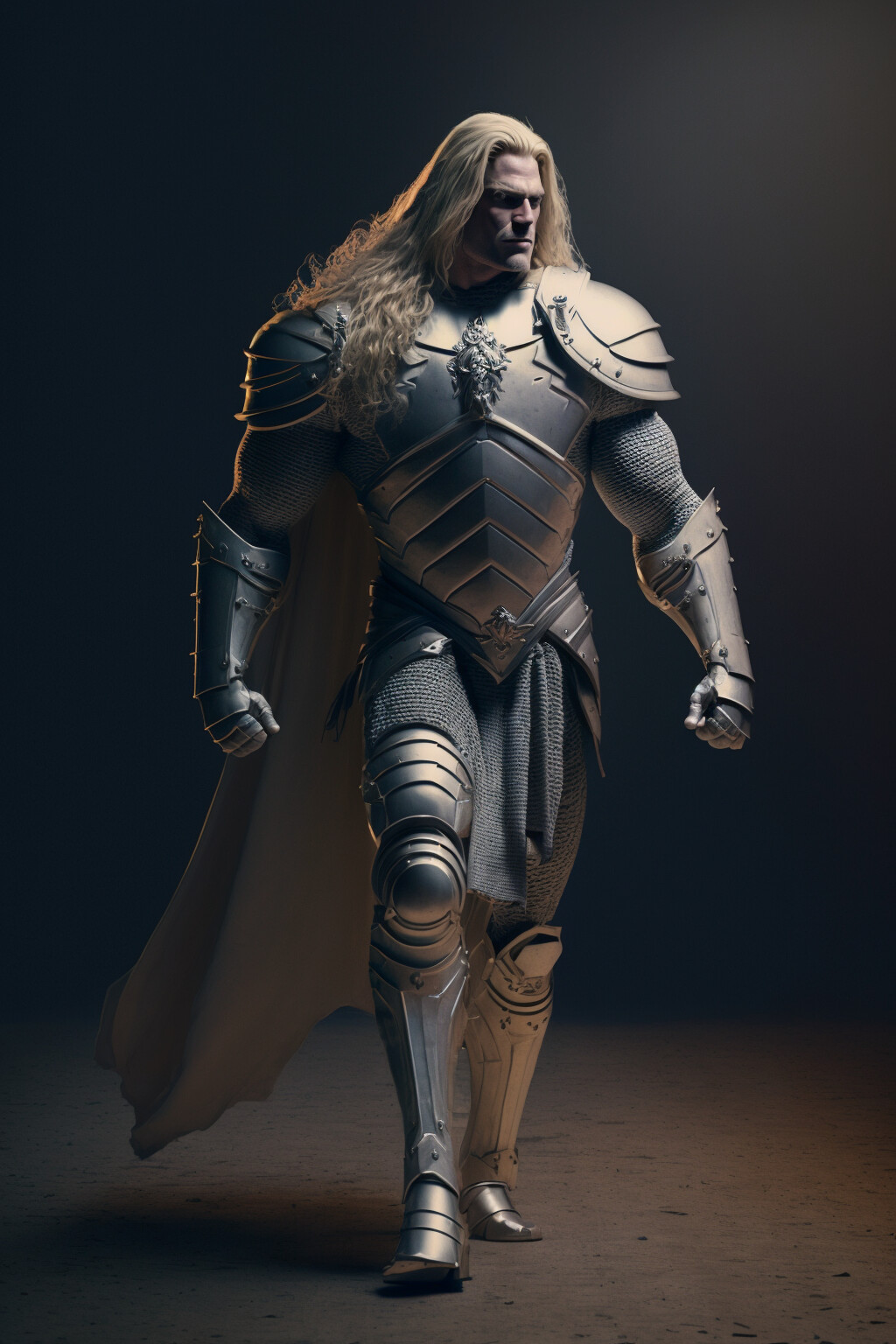 ArtStation Medieval Noble Knight With Plated Metal Armor