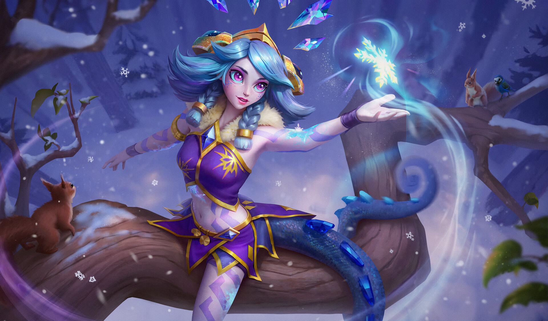 Snow Neeko - League Of Legends Fan Art by Maria Lavlinskaya | Search by  Muzli