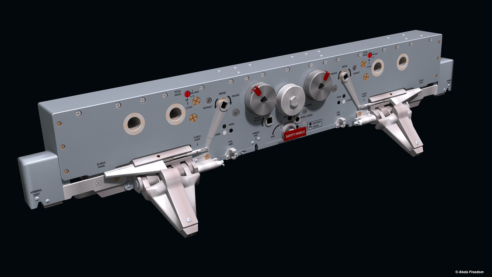 BRU-47/A

Link for 3D model:
https://www.cgtrader.com/3d-models/aircraft/aircraft-part/bru-47a-weapon-rack
