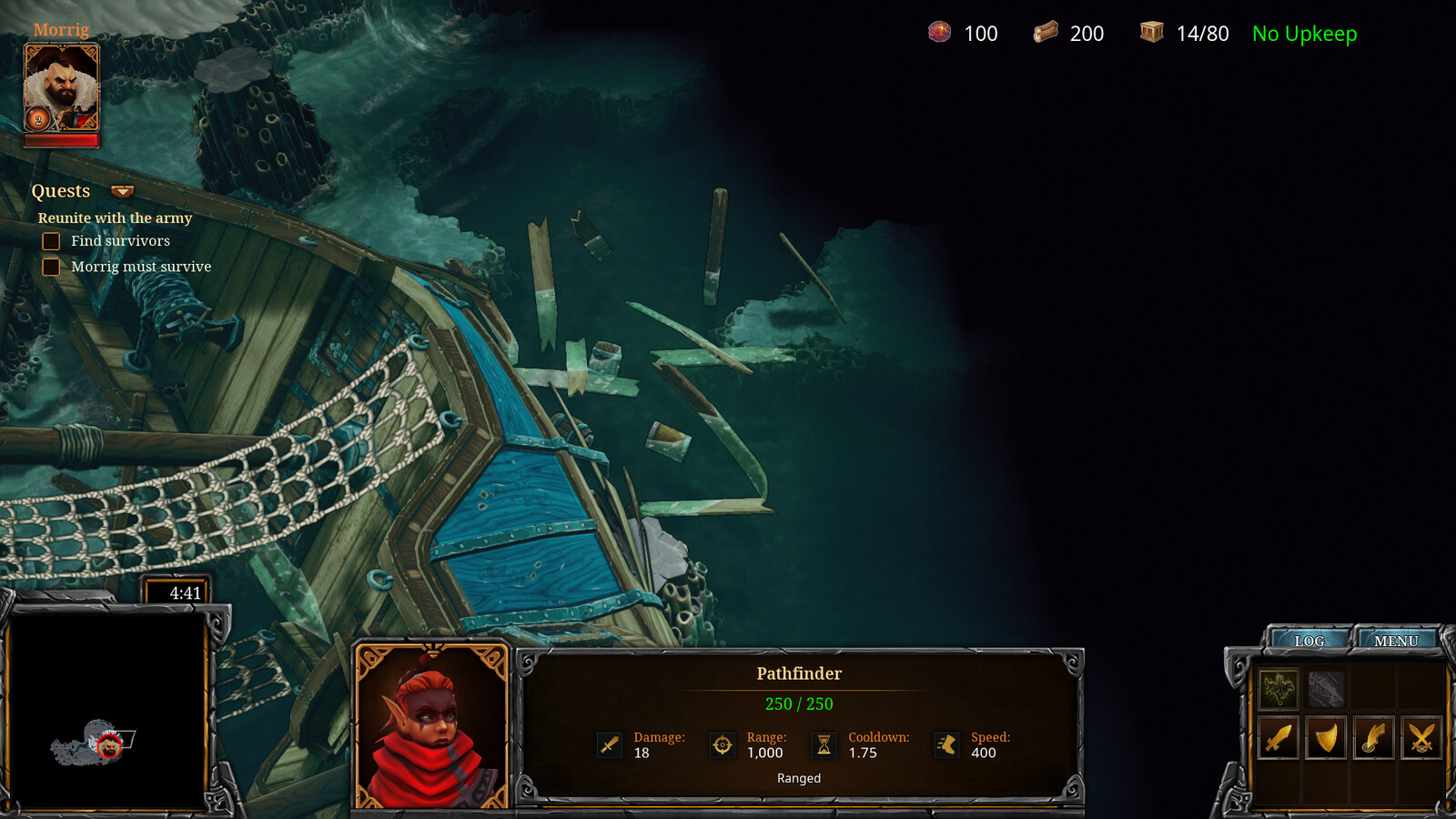 in game screenshot of campaign map