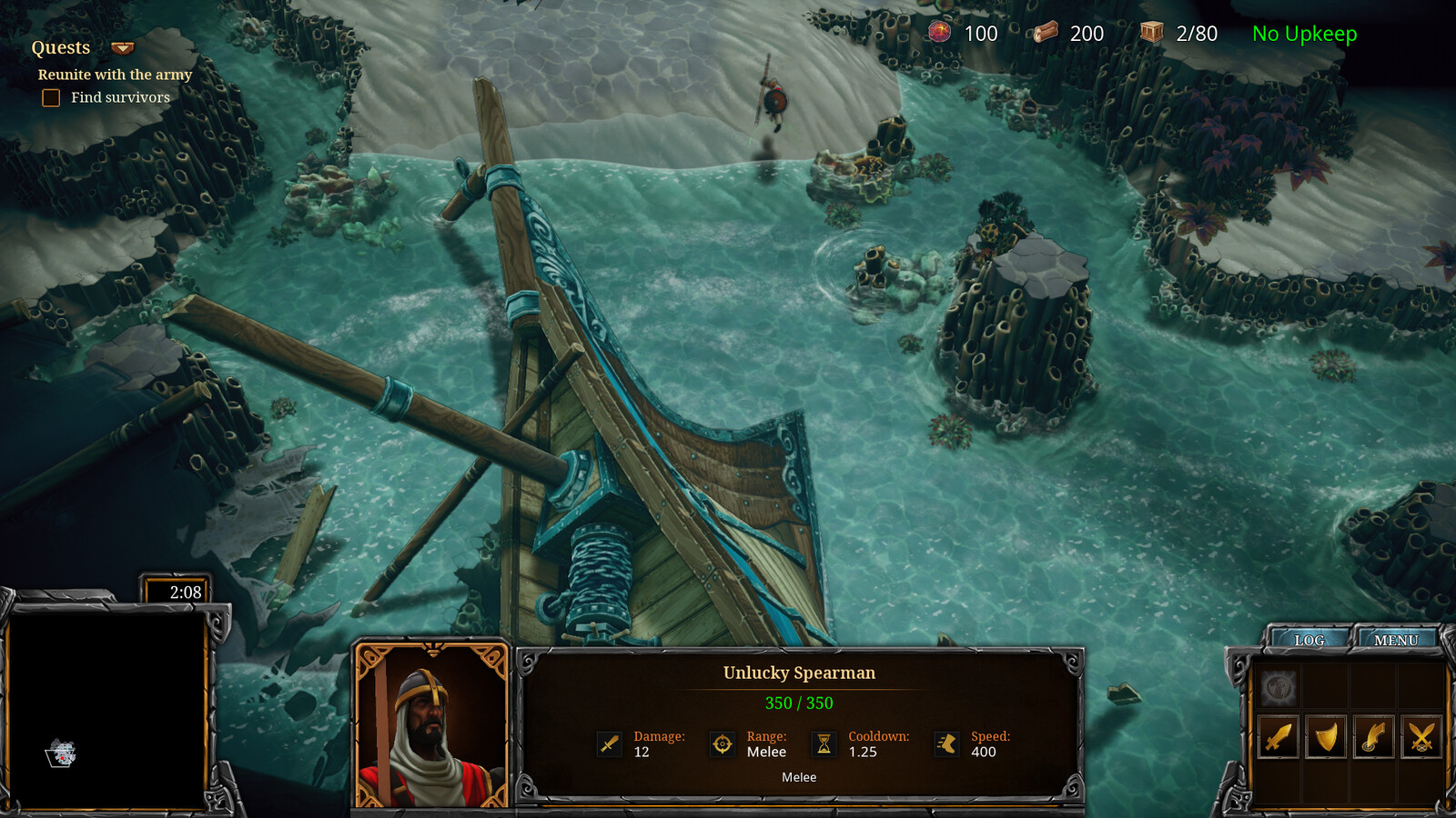 in game screenshot of campaign map