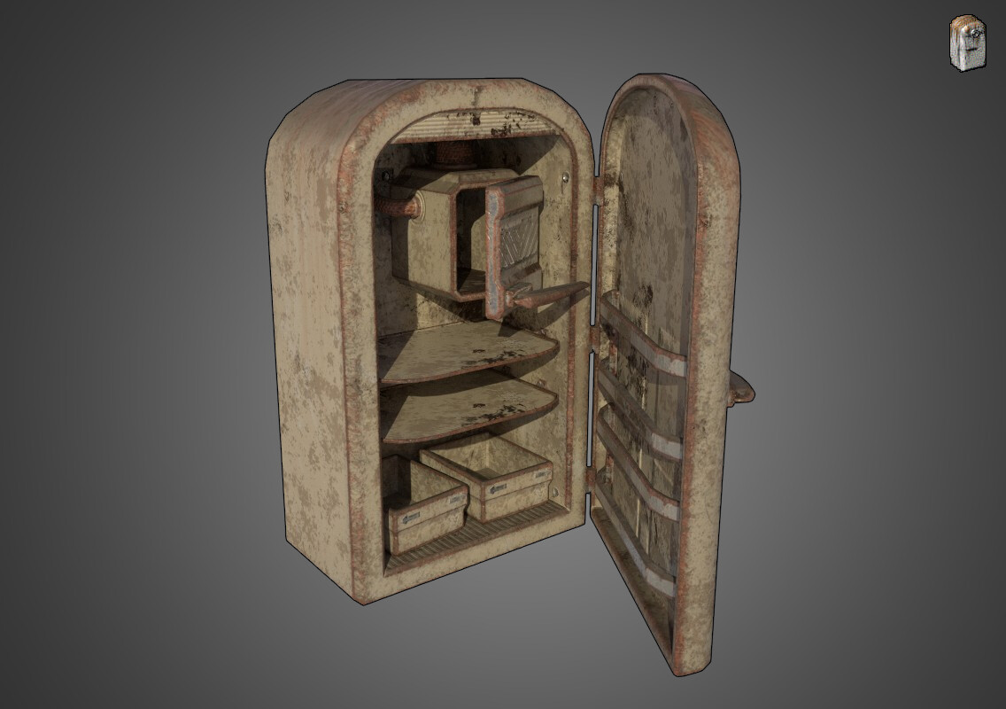 ArtStation Fridge from Fallout 2