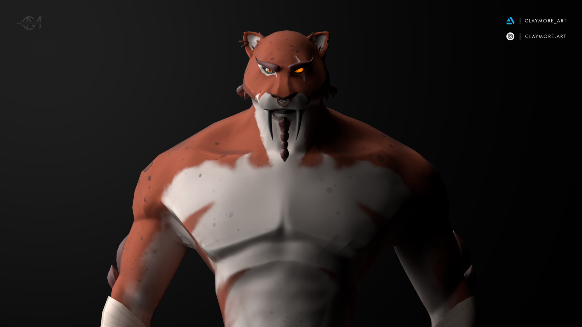 ArtStation Bramyum Fire Tiger