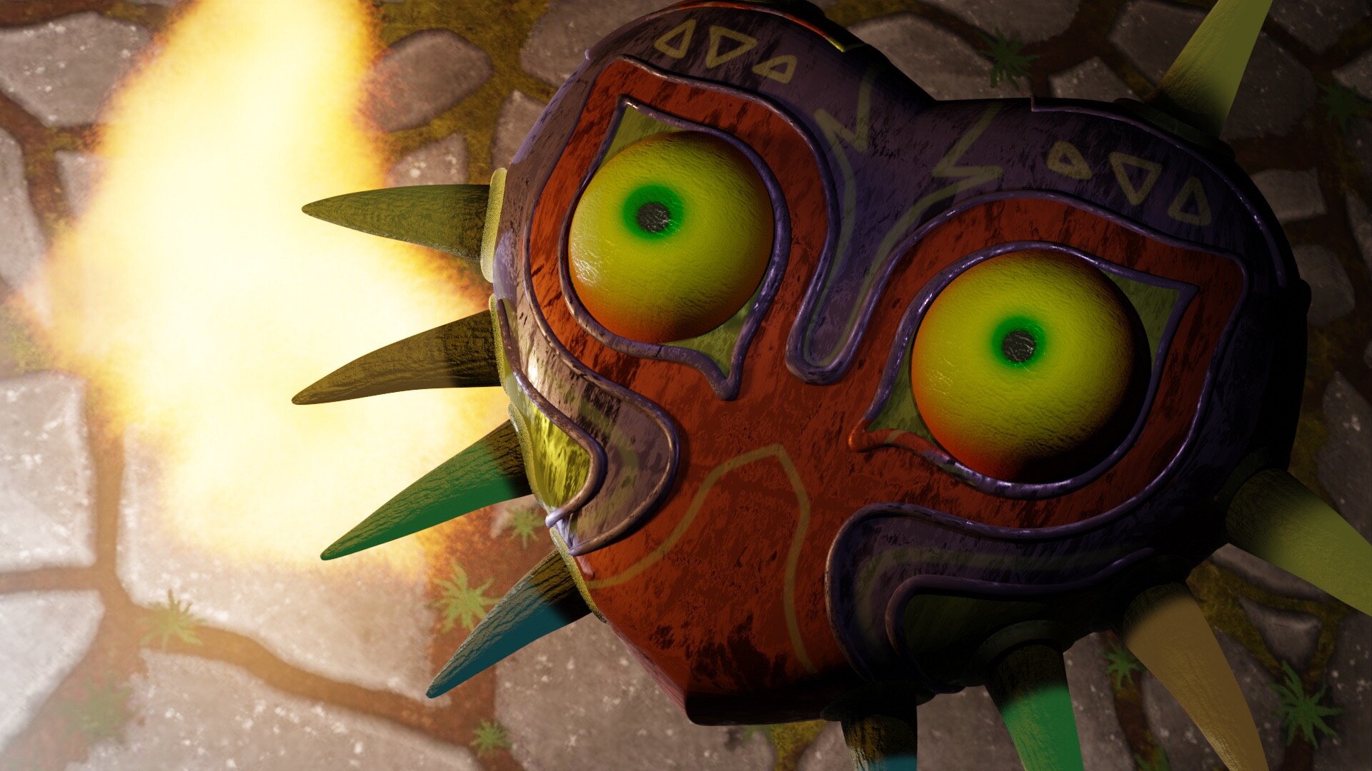 ArtStation - Majora’s Mask from The Legend Of Zelda.
