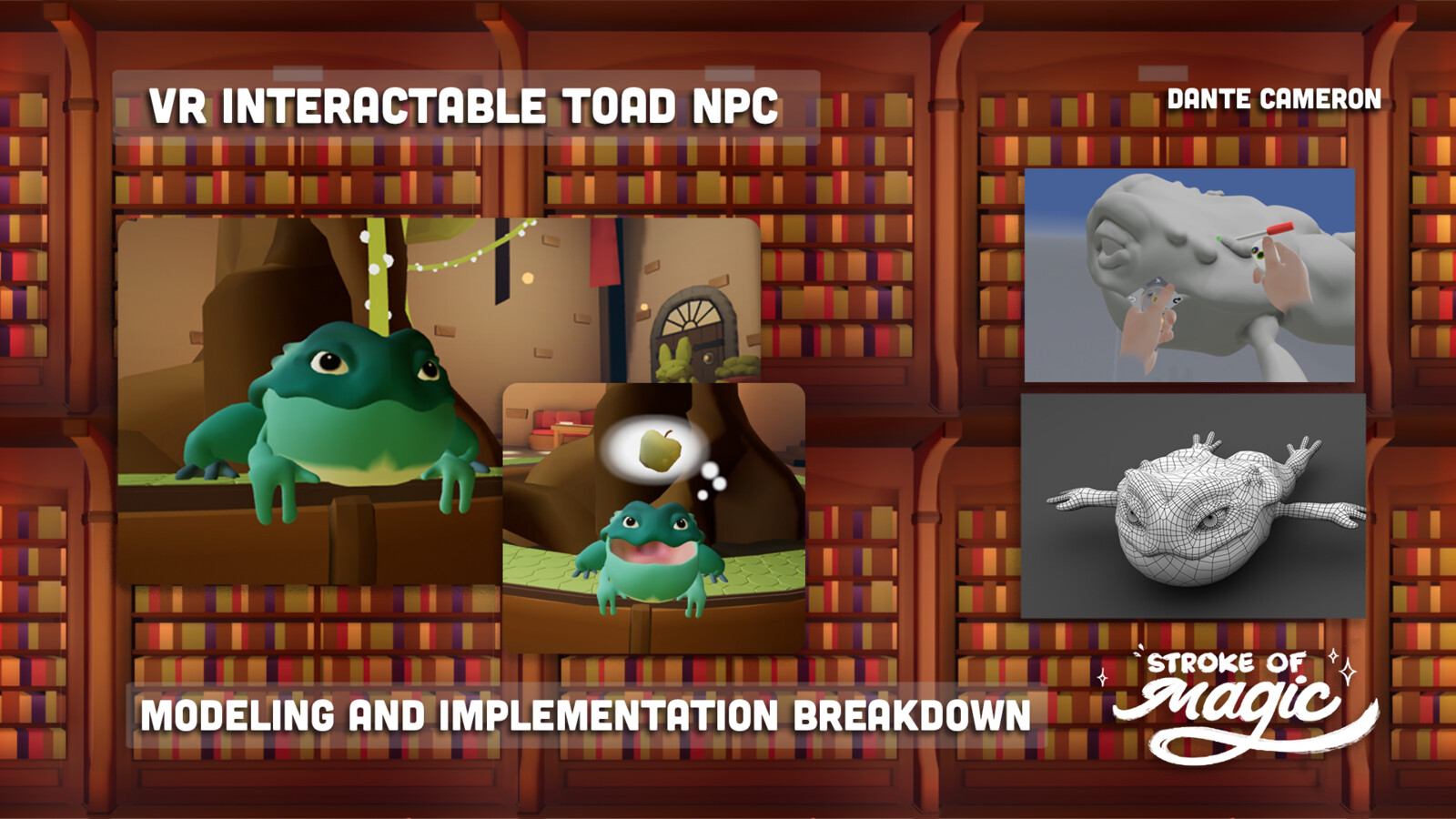 Elder Toad VR Interaction - Asset to implementation
