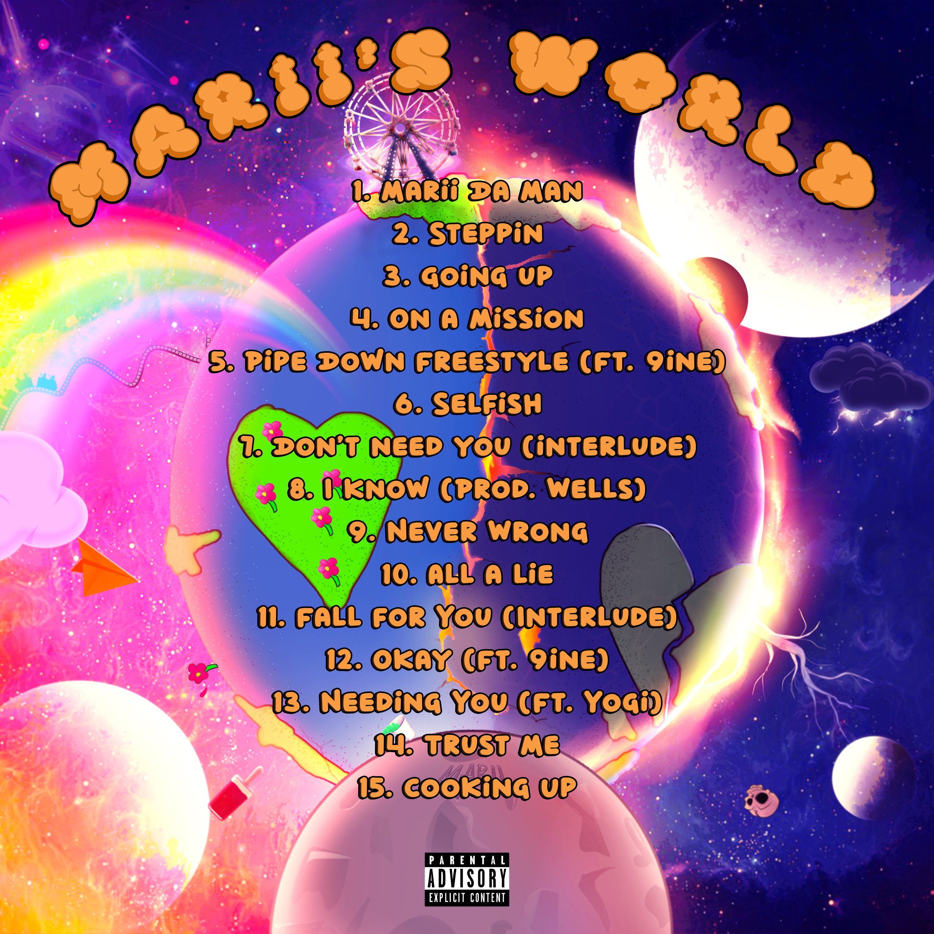 MARII'S WORLD (TRACK LIST)