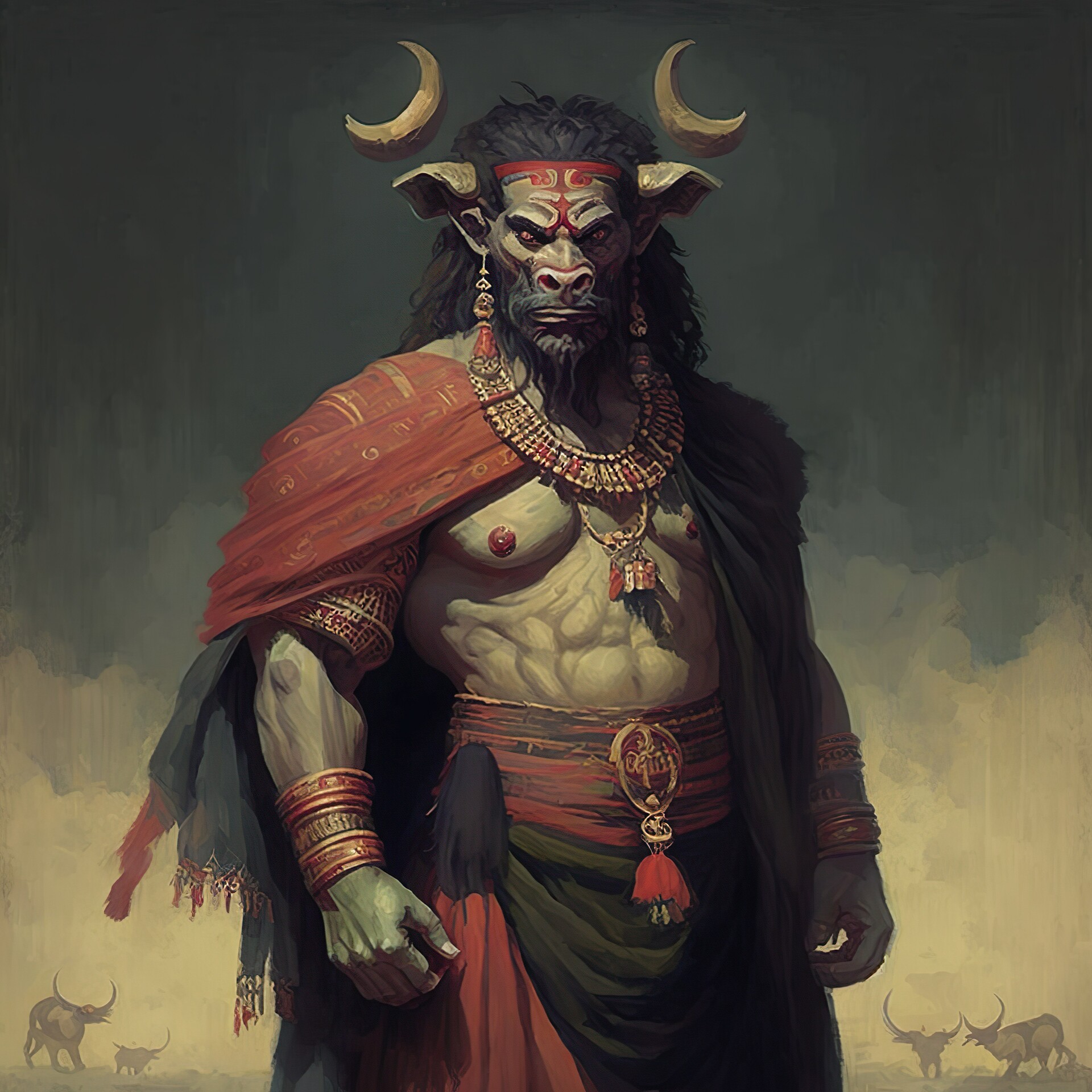 ArtStation Samurai Counsellor Concept Art