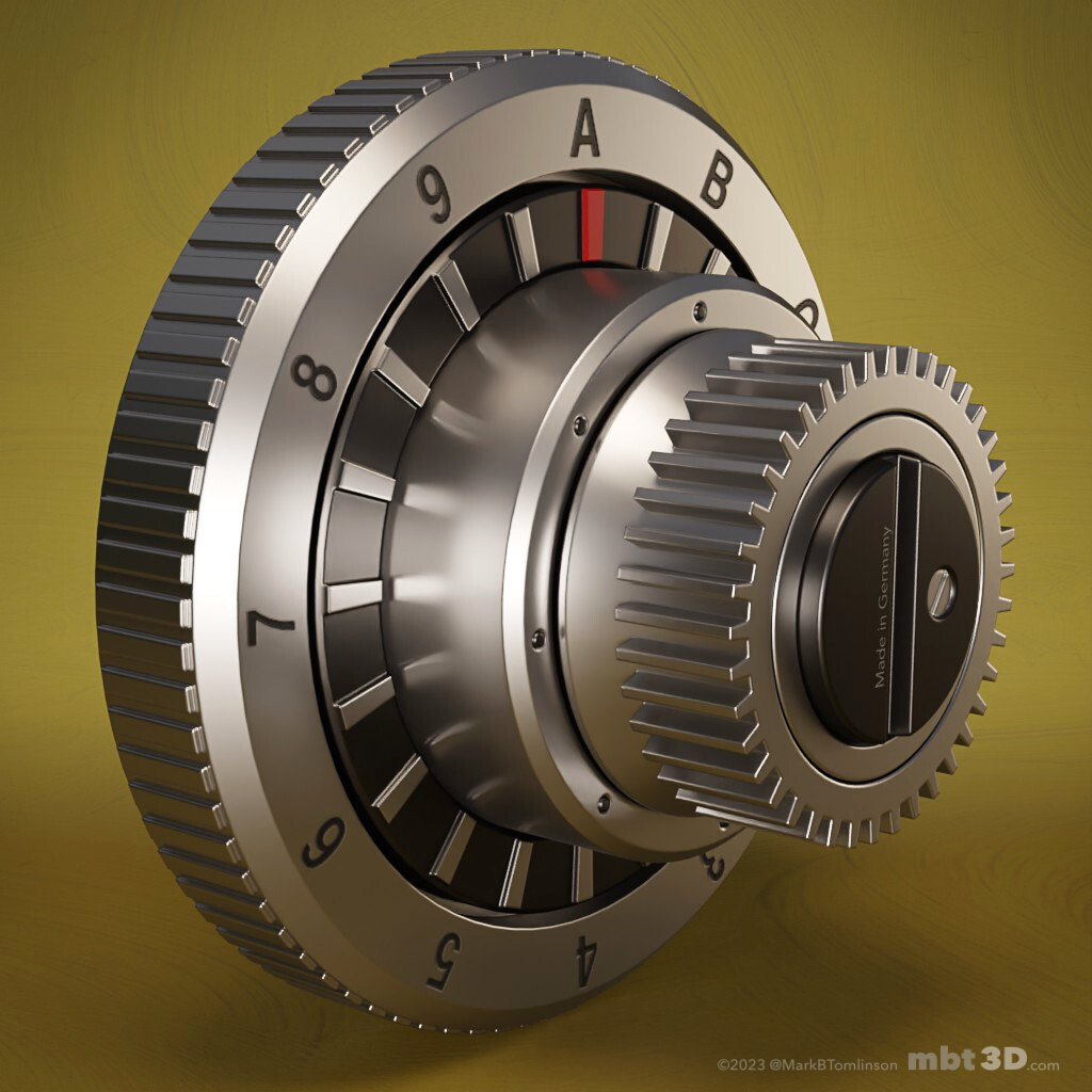 Safe dial model: