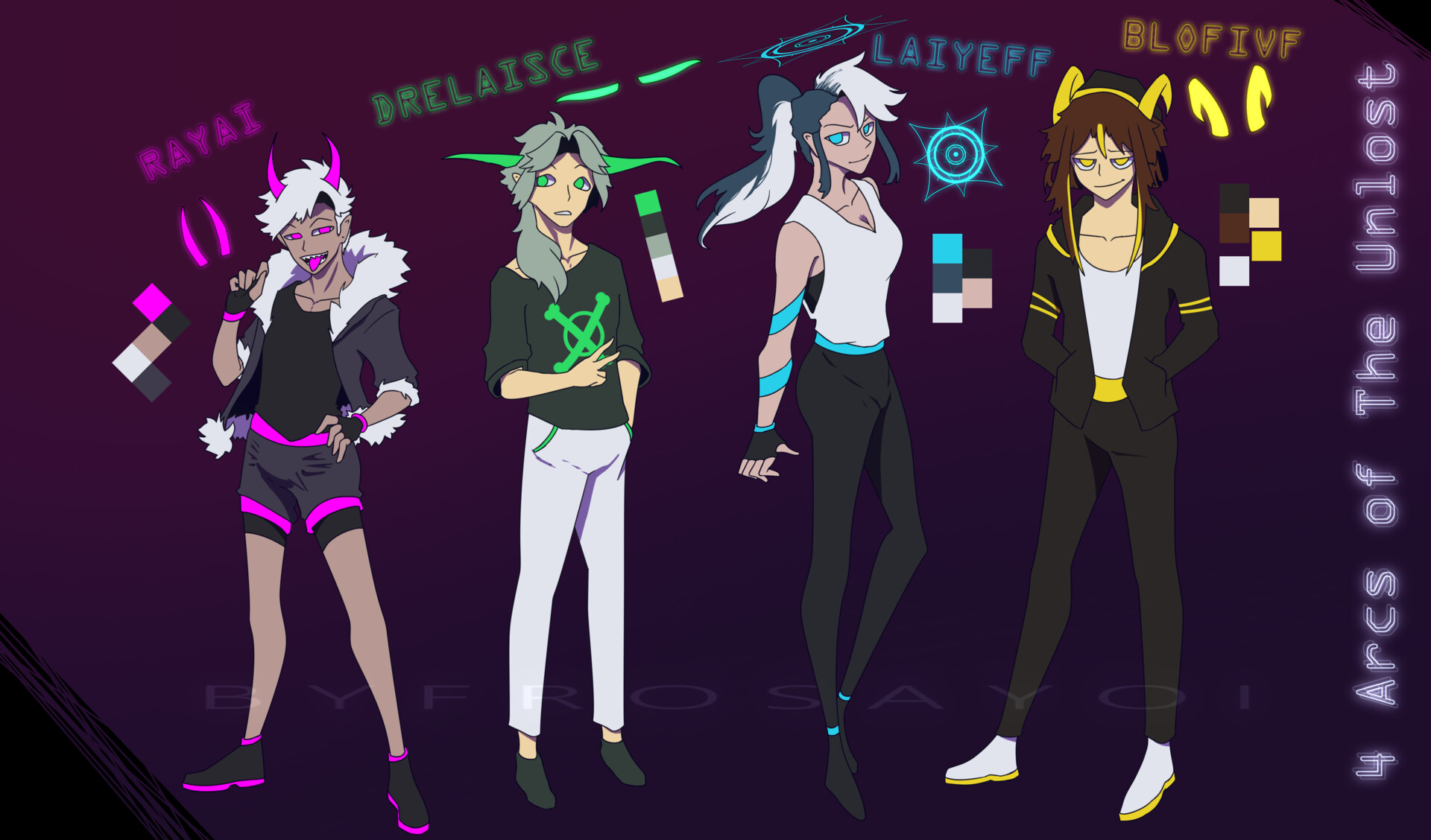 ArtStation - Four Arcs of The Unlost (Bonus Drelaisce and Rayai)