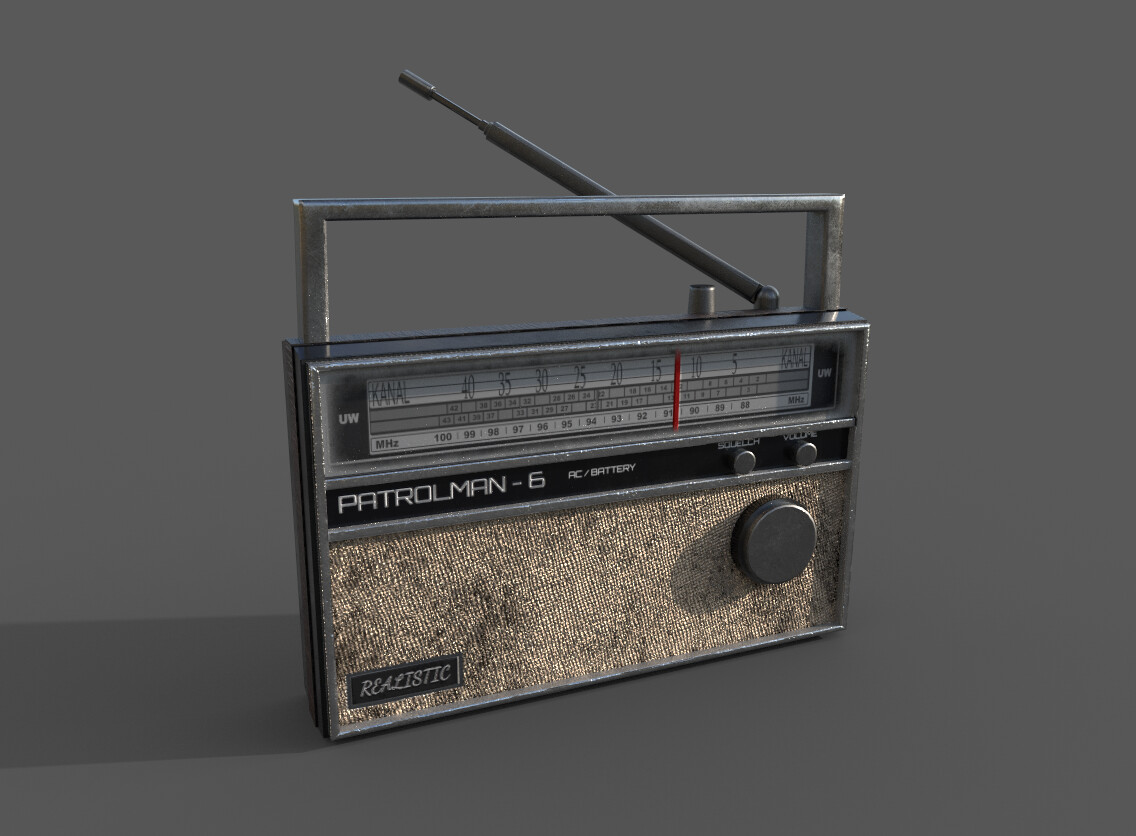 ArtStation - Vintage Radio Design