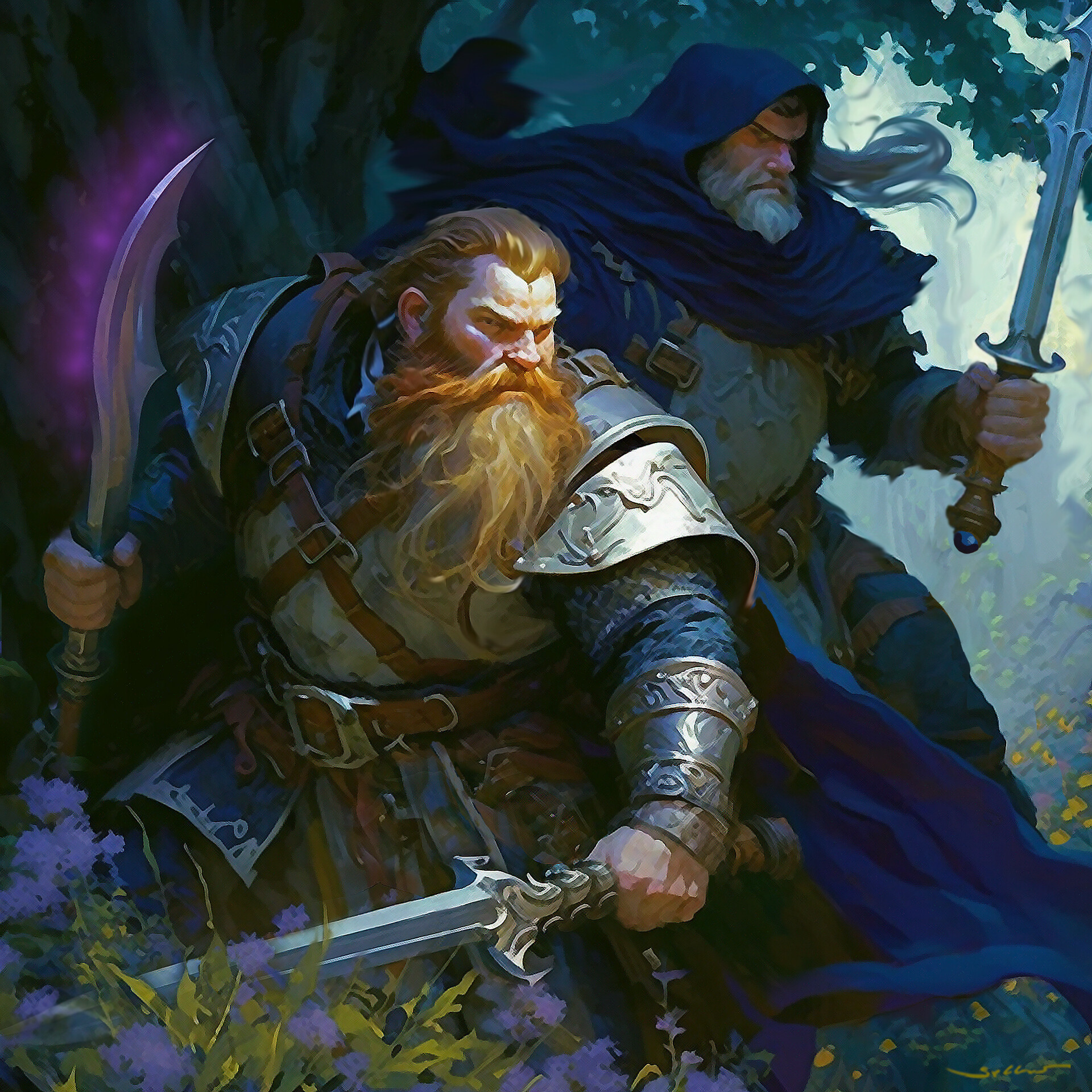 Artstation dwarf paladin