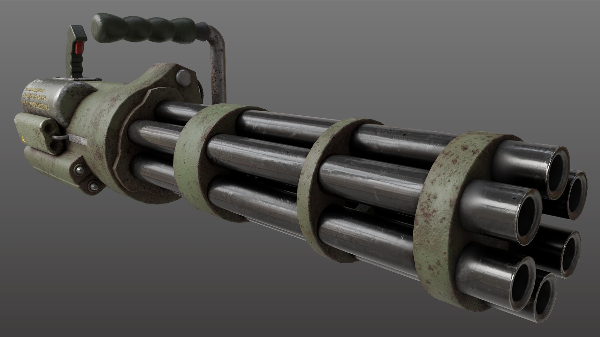 ArtStation Classic Fallout Minigun