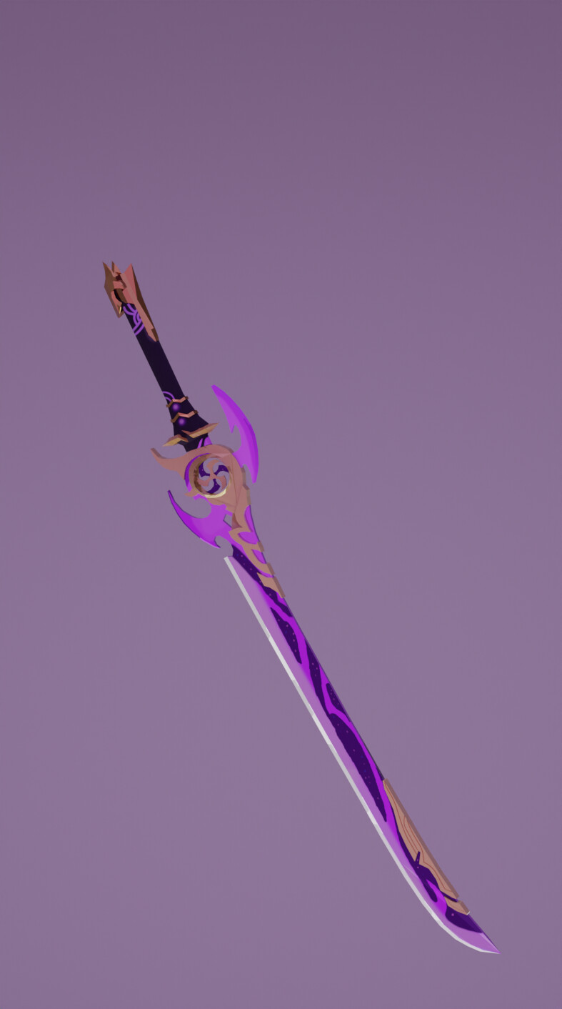 ArtStation genshin impactMistsplitter