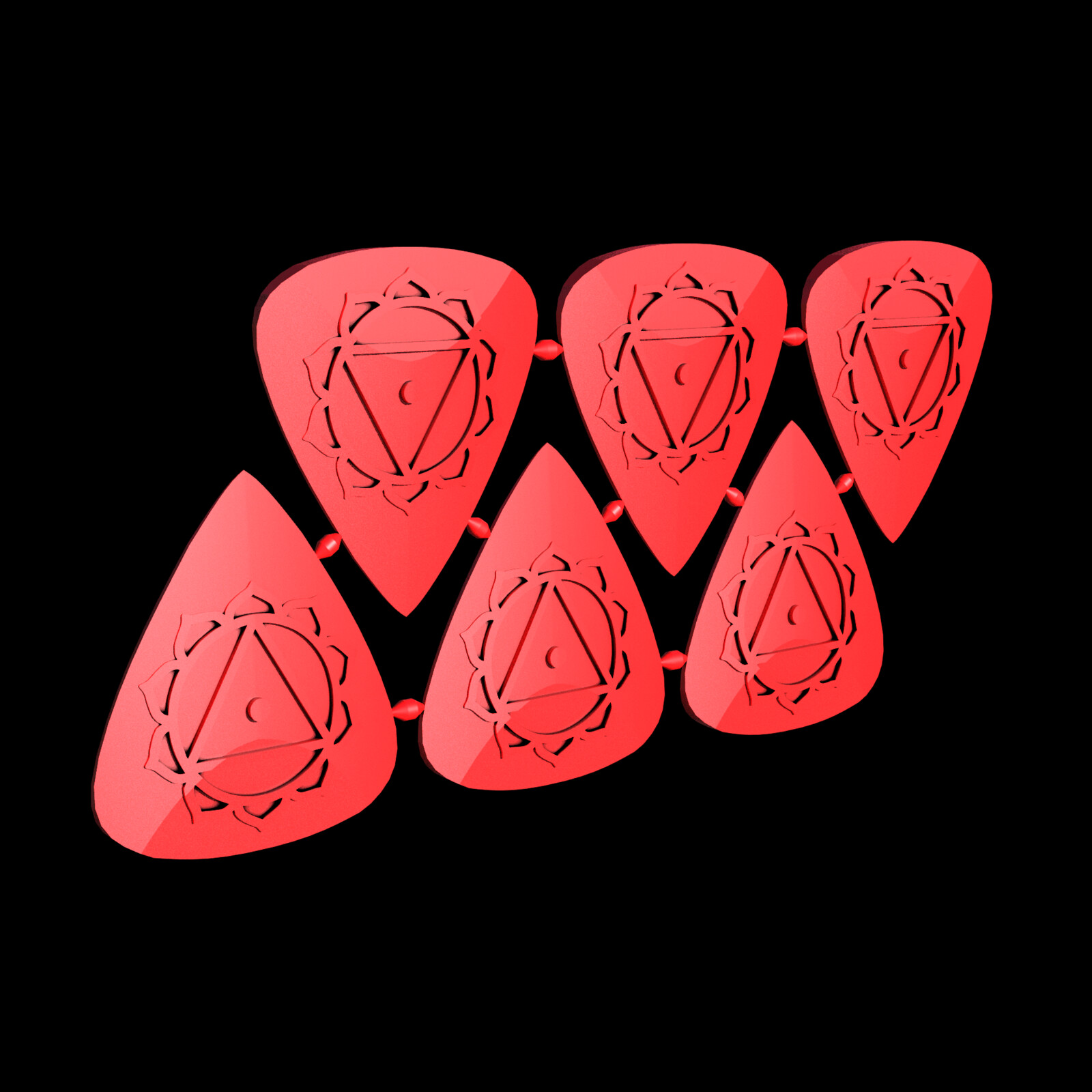 𝐃𝐢𝐠𝐢𝐭𝐚𝐥 𝐑𝐞𝐧𝐝𝐞𝐫
Material: Red Processed Versatile Plastic