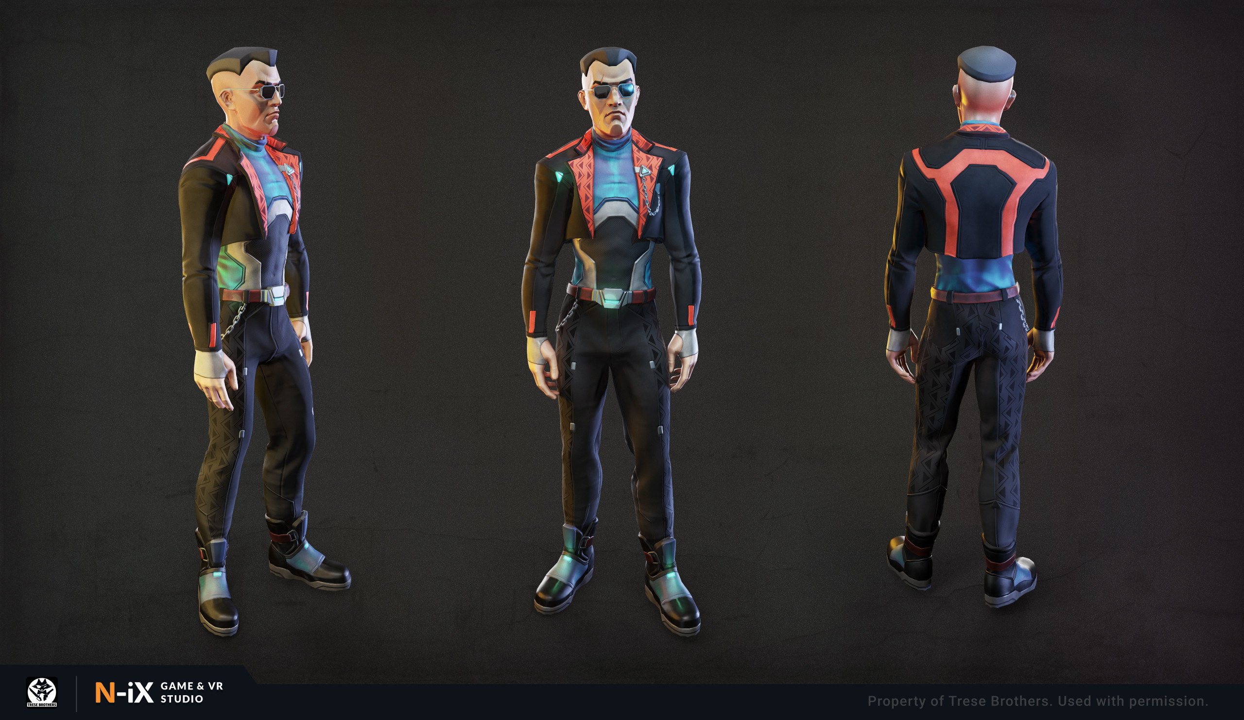 N ix game vr studio cyber knights flashpoint 3d characters 1 