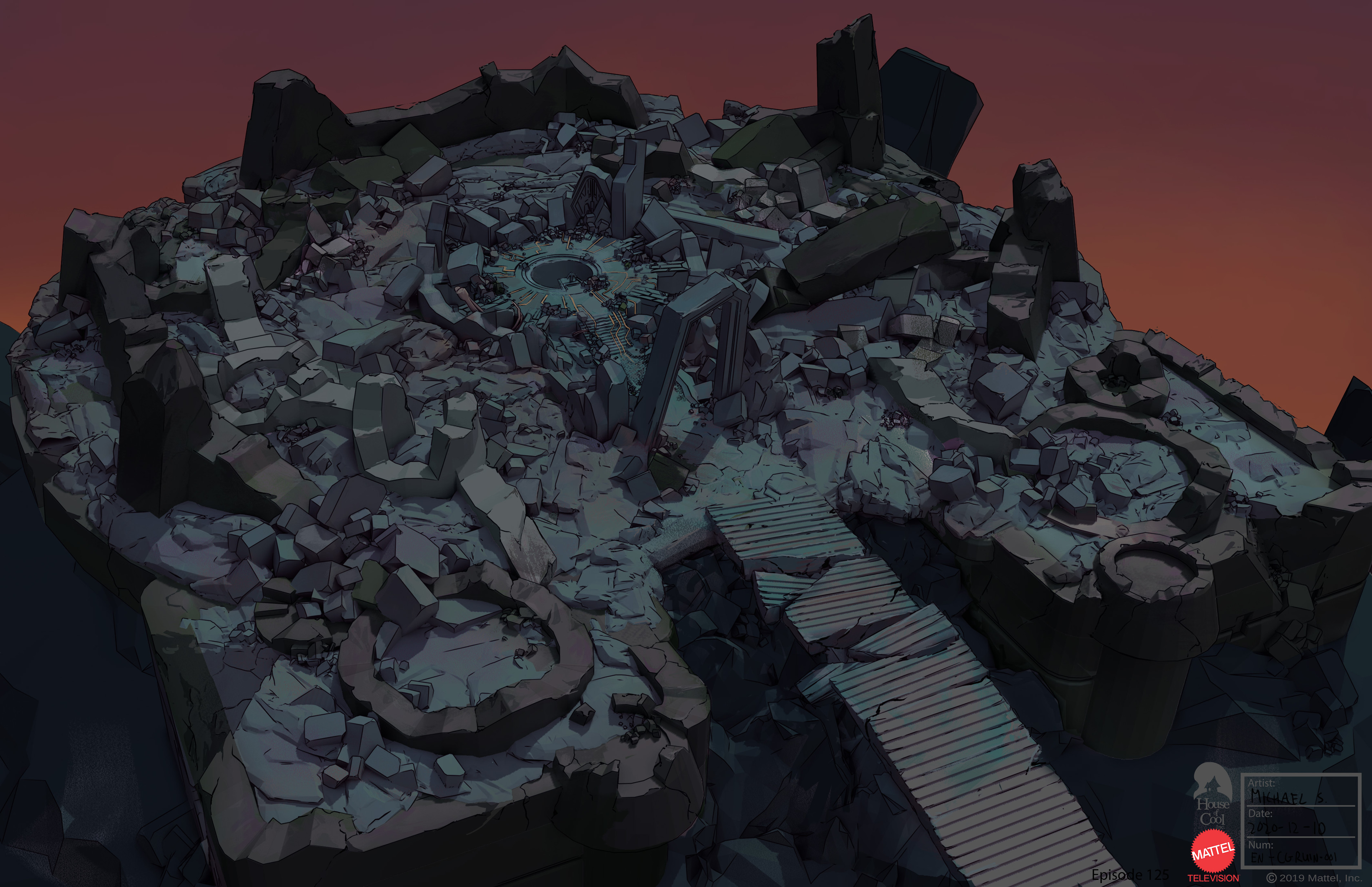 Destroyed Castle Grayskull