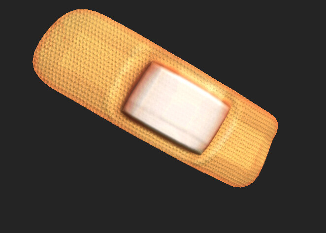 bandaid, scrapped from final render