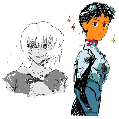 Evangelion sketches