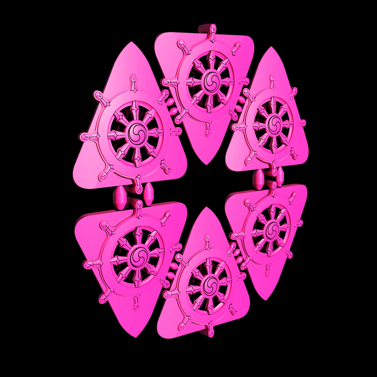 𝐃𝐢𝐠𝐢𝐭𝐚𝐥 𝐑𝐞𝐧𝐝𝐞𝐫
Material: Pink Processed Versatile Plastic