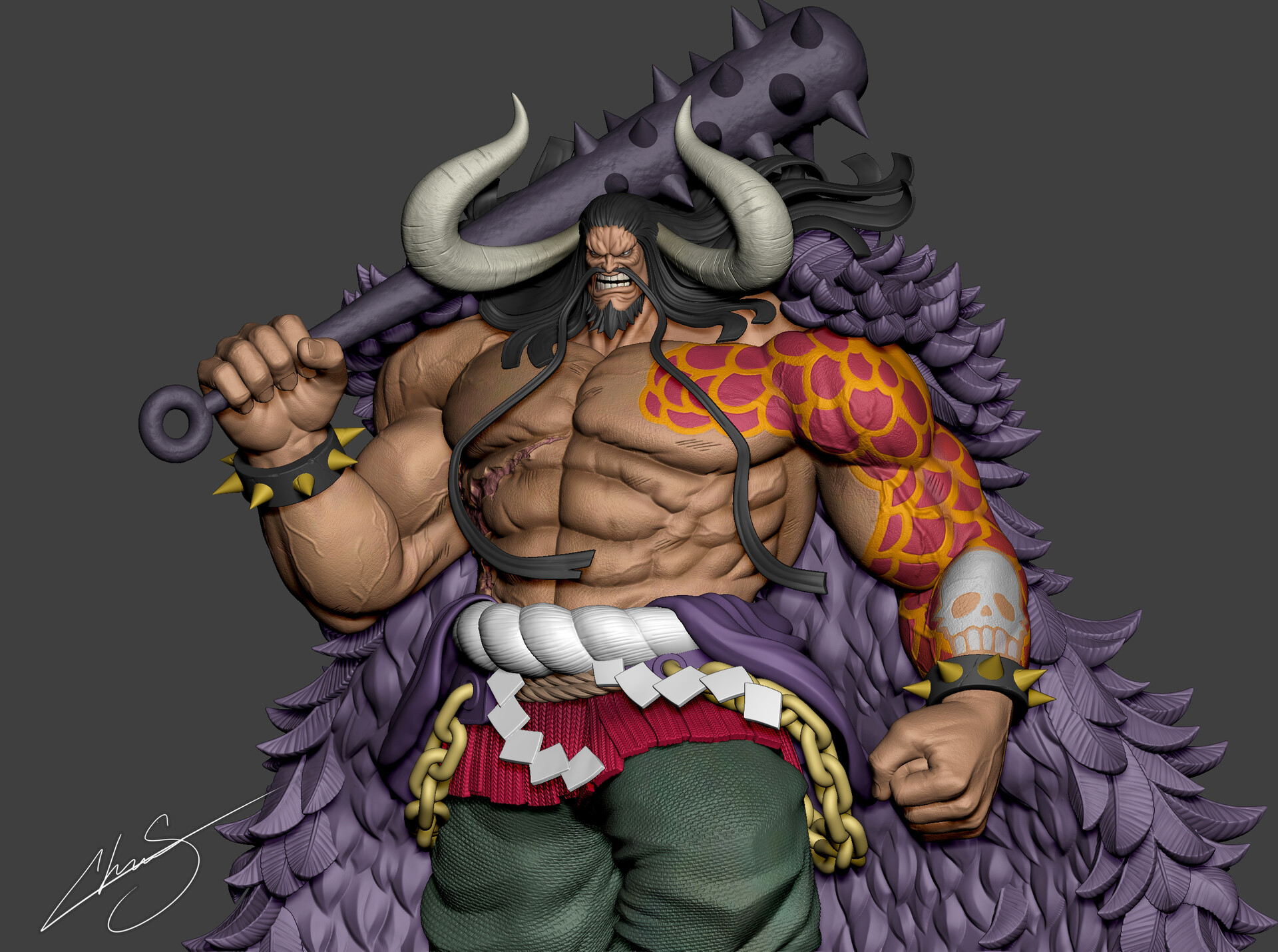 Chris Silva - Kaido - One Piece Sculpt Chris Silva - Kaido - One Piece Sculpt