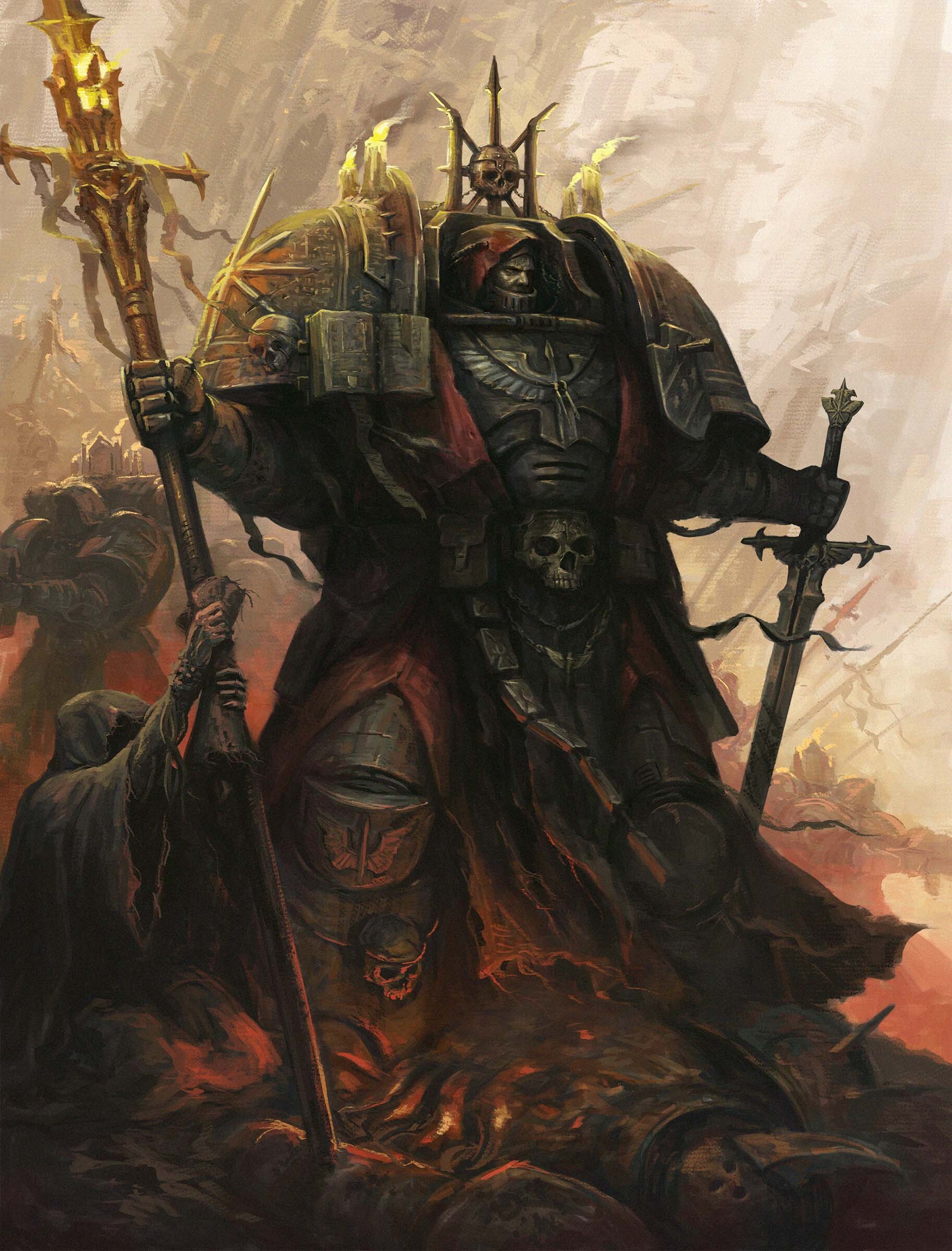 ArtStation - Dark Angels - Obsidian Spears Chapter Master Rubrikael 